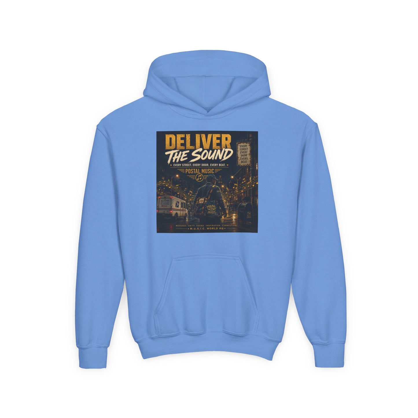 Postal Music — Deliver the Sound — Youth Hoodie
