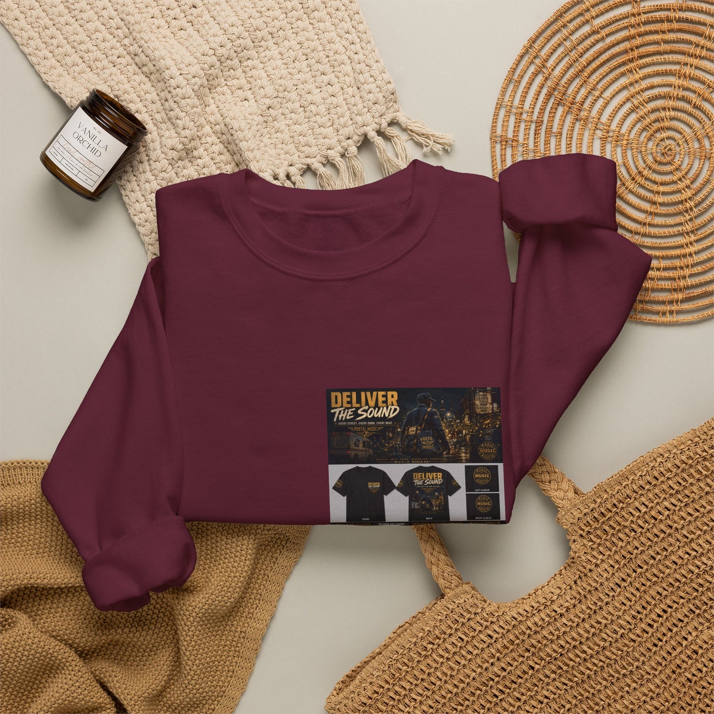 Postal Music — Deliver the Sound — Core Crewneck Sweatshirt