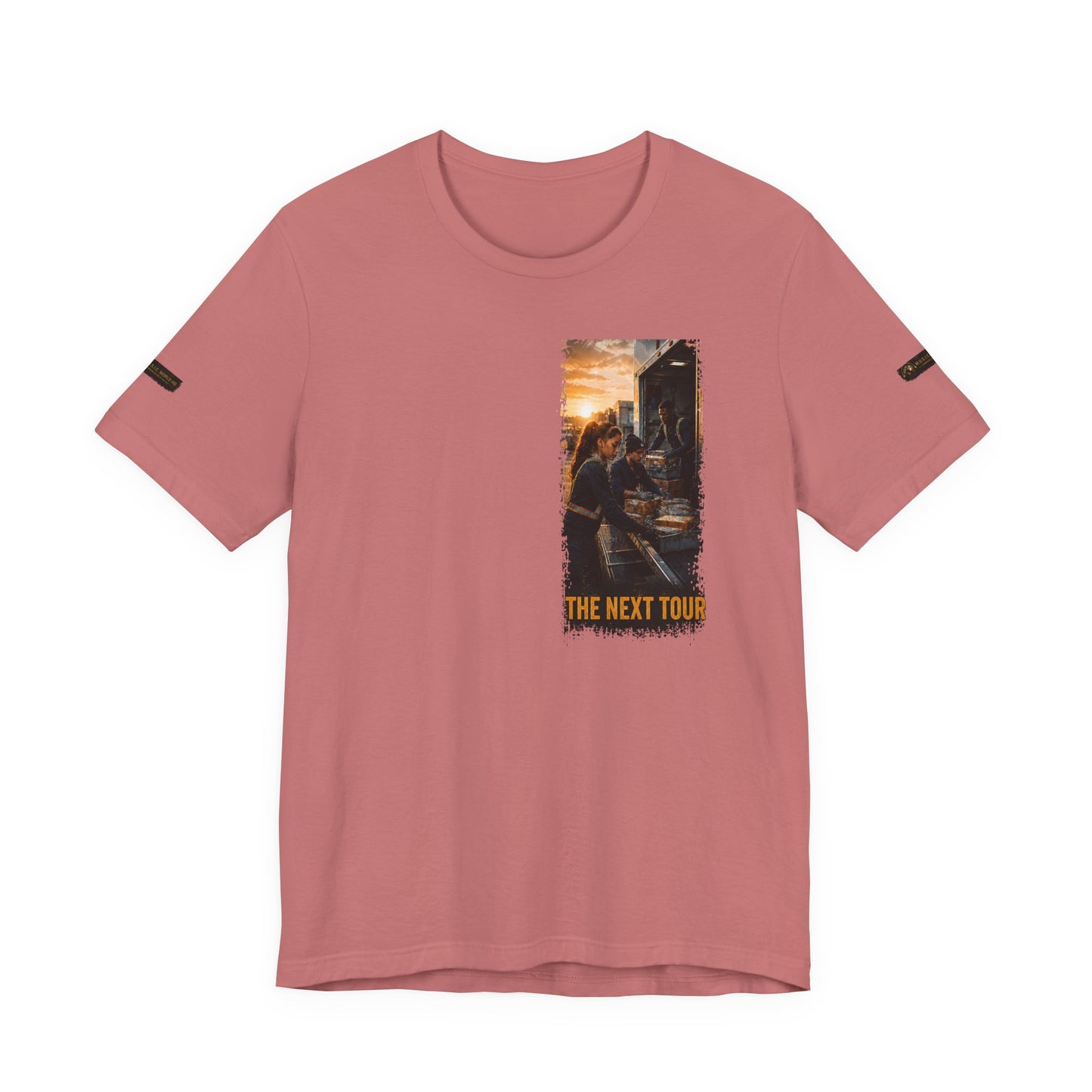 Postal Music — The Next Tour Premium Unisex T-Shirt — Color Group 8 of 11