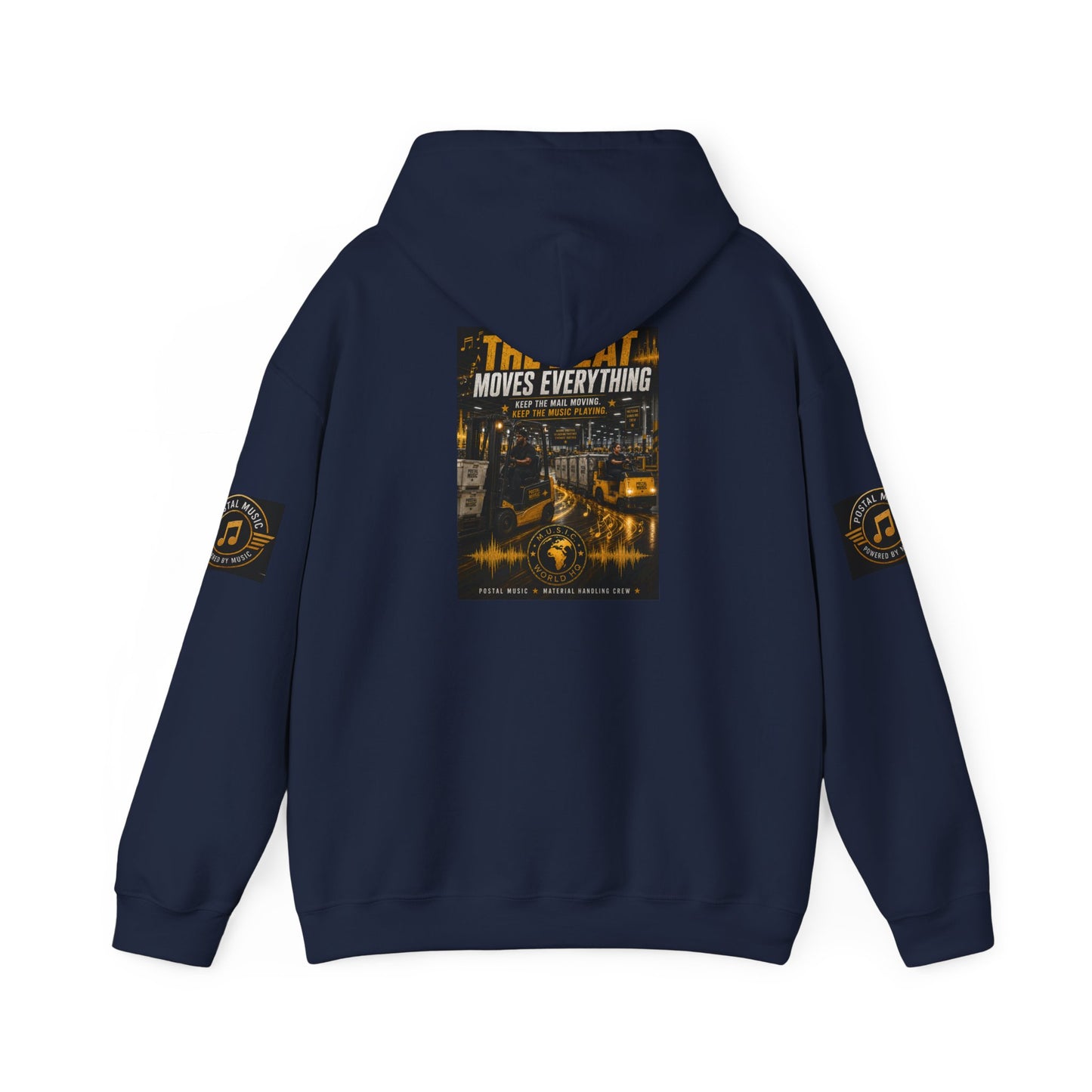 The Beat Moves Everything — Men's Hoodie | Postal Music