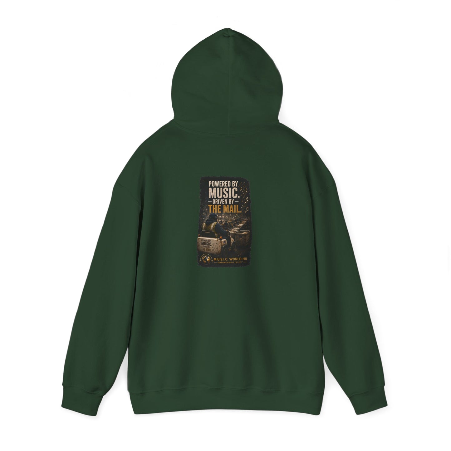 Postal Music - Powered by Music Hoodie - Colorways A1b
