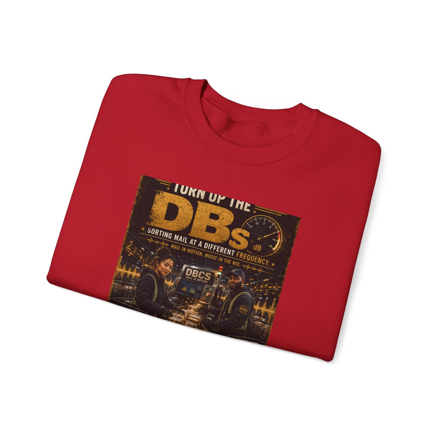 Turn Up the DBs — Men's Crewneck Sweatshirt (Jogger Set Top)