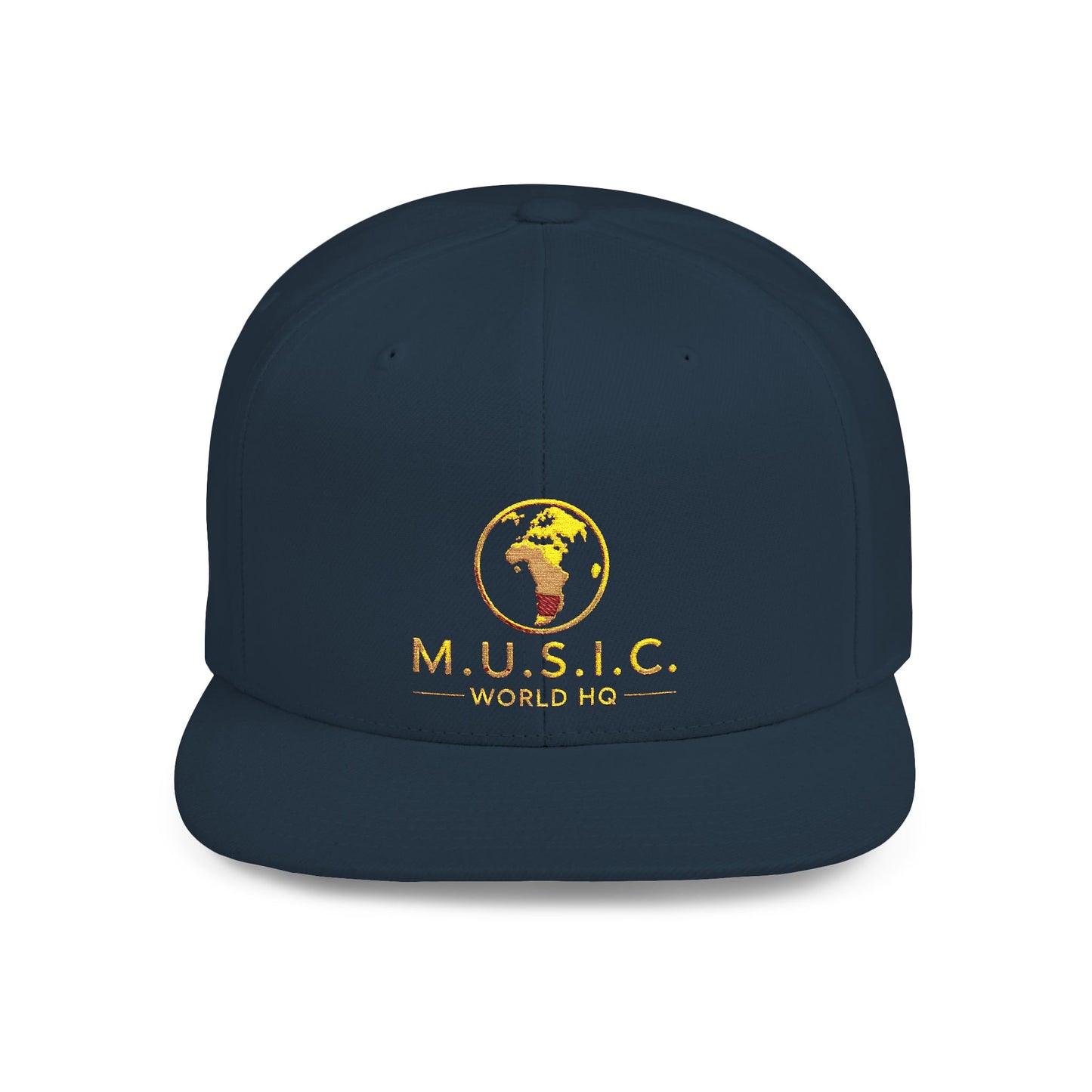 M.U.S.I.C. World HQ Heritage Premium Flat-Bill Snapback