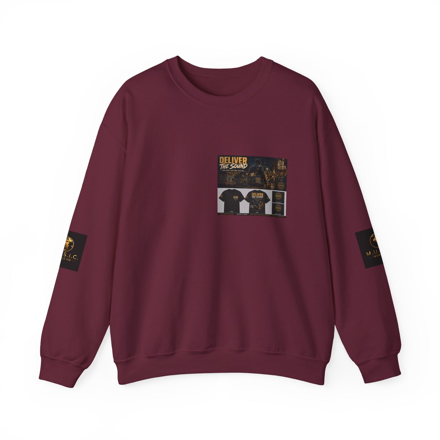 Postal Music — Deliver the Sound — Core Crewneck Sweatshirt