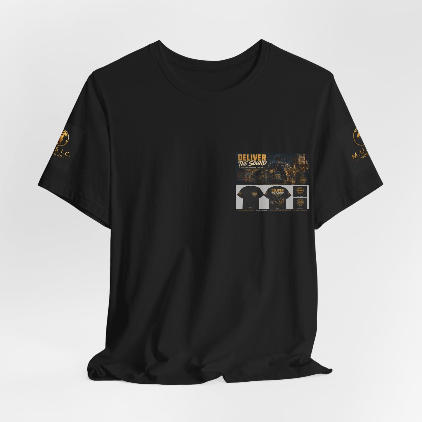 Postal Music — Deliver the Sound — Premium Unisex T-Shirt