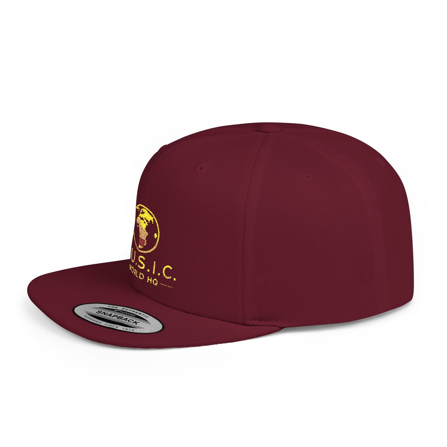 M.U.S.I.C. World HQ Heritage Premium Flat-Bill Snapback