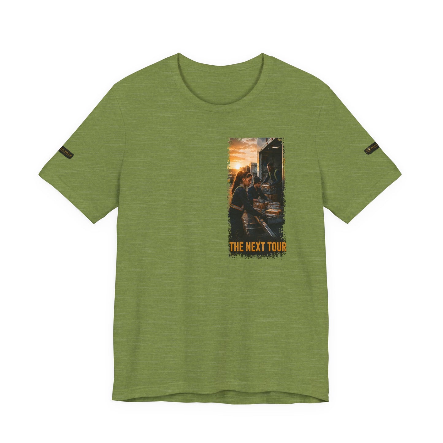 Postal Music — The Next Tour Premium Unisex T-Shirt — Color Group 4 of 11