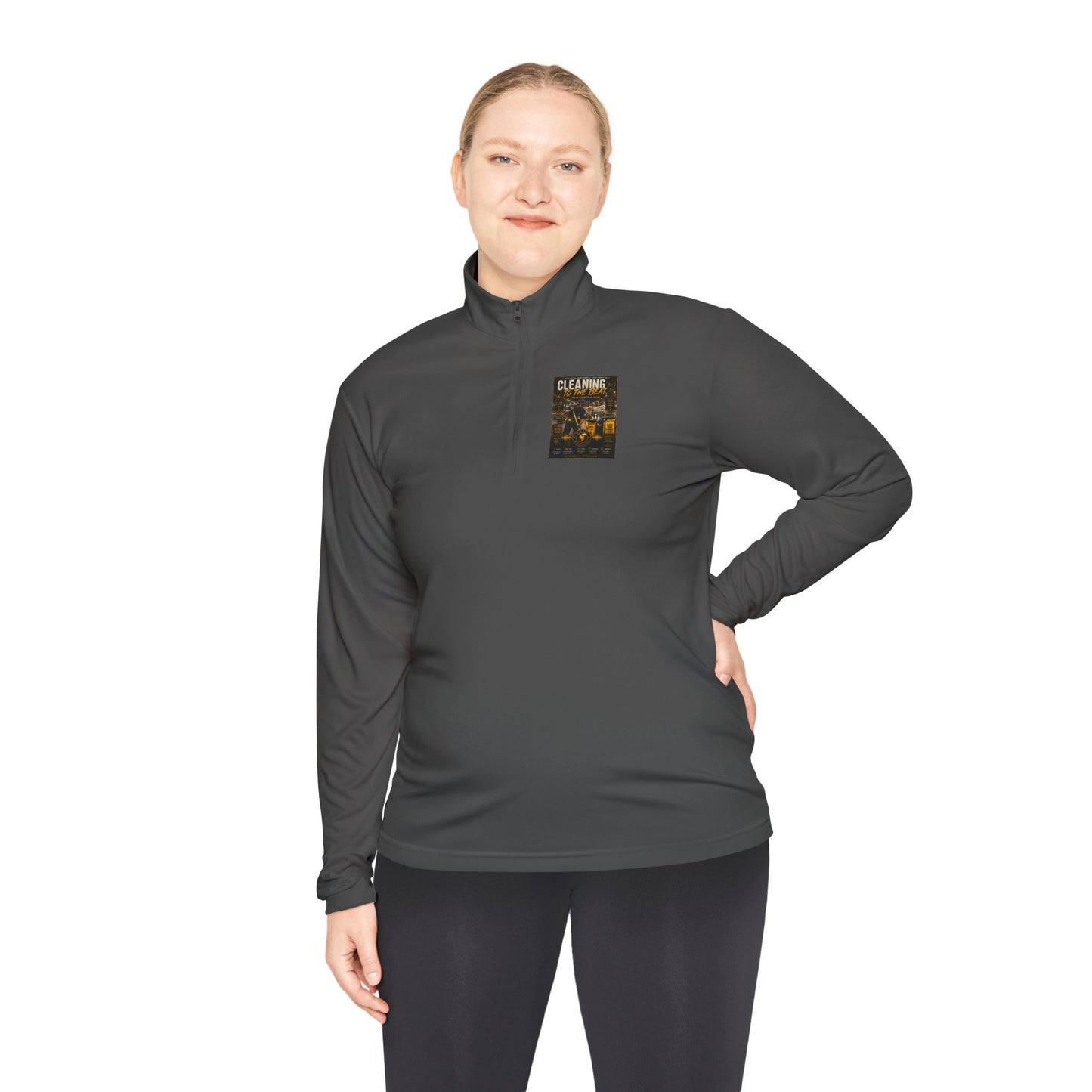 Cleaning to the Beat — Quarter-Zip Pullover