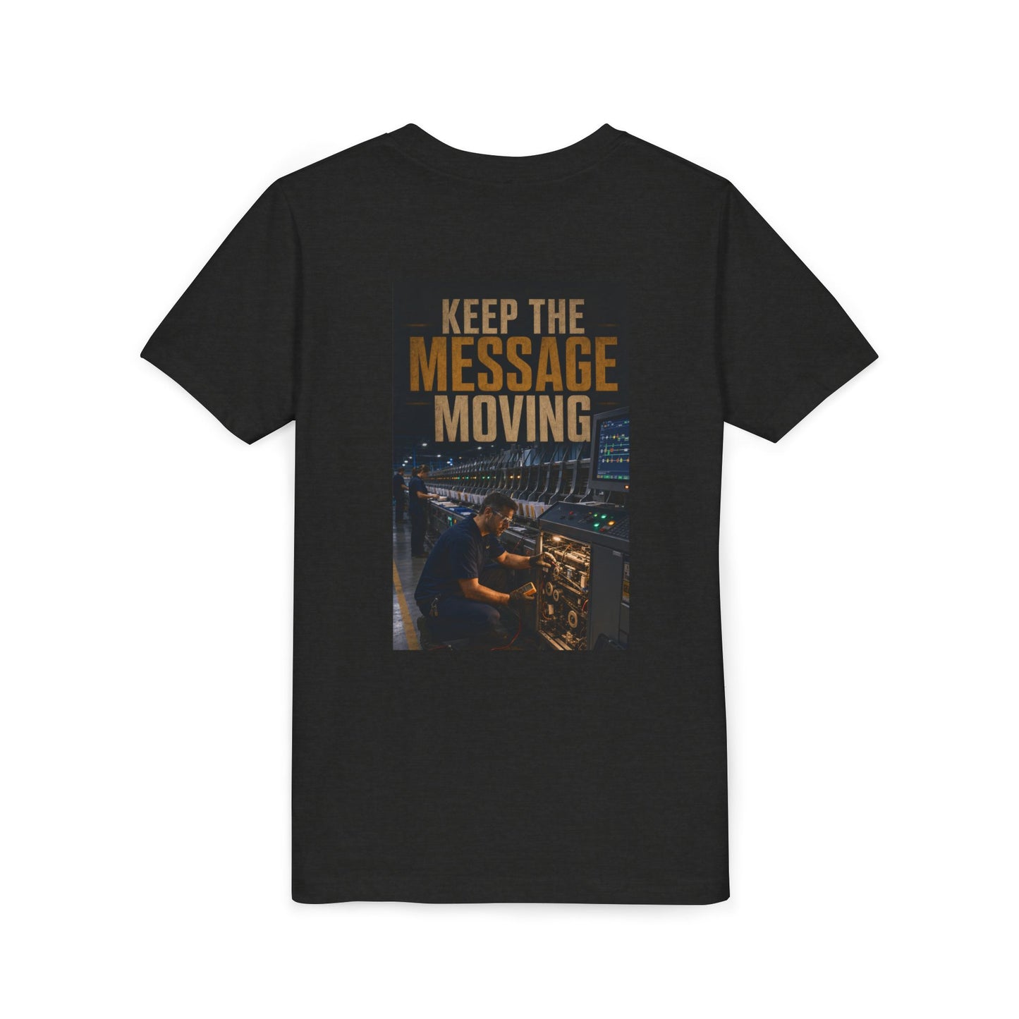 Postal Music — Keep the Message Moving — Youth T-Shirt
