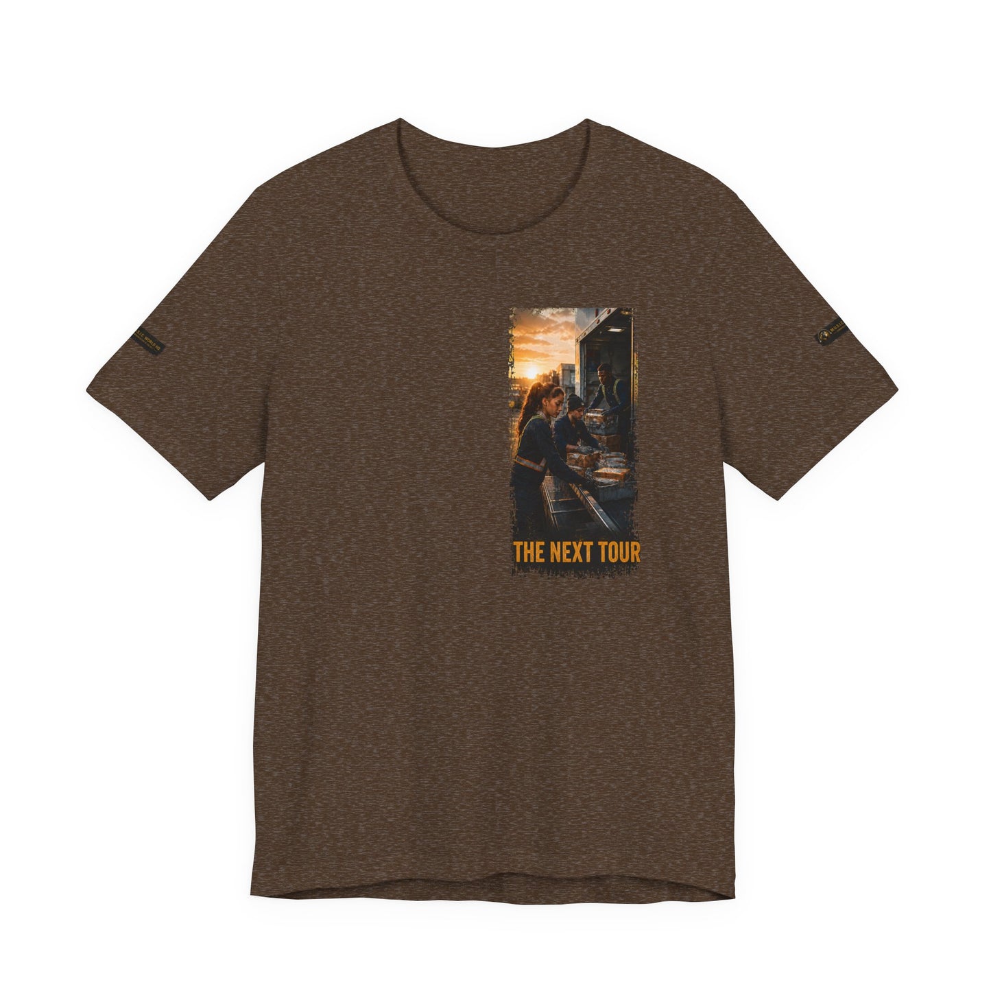 Postal Music — The Next Tour Premium Unisex T-Shirt — Color Group 3 of 11