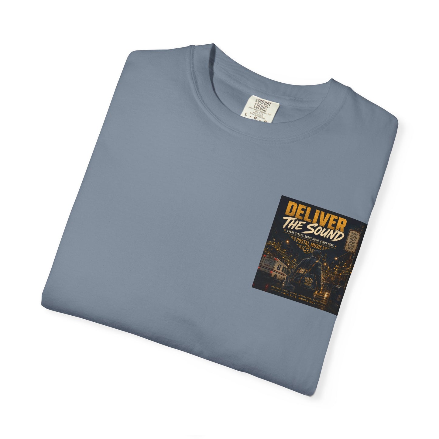 Postal Music — Deliver the Sound — Garment-Dyed T-Shirt