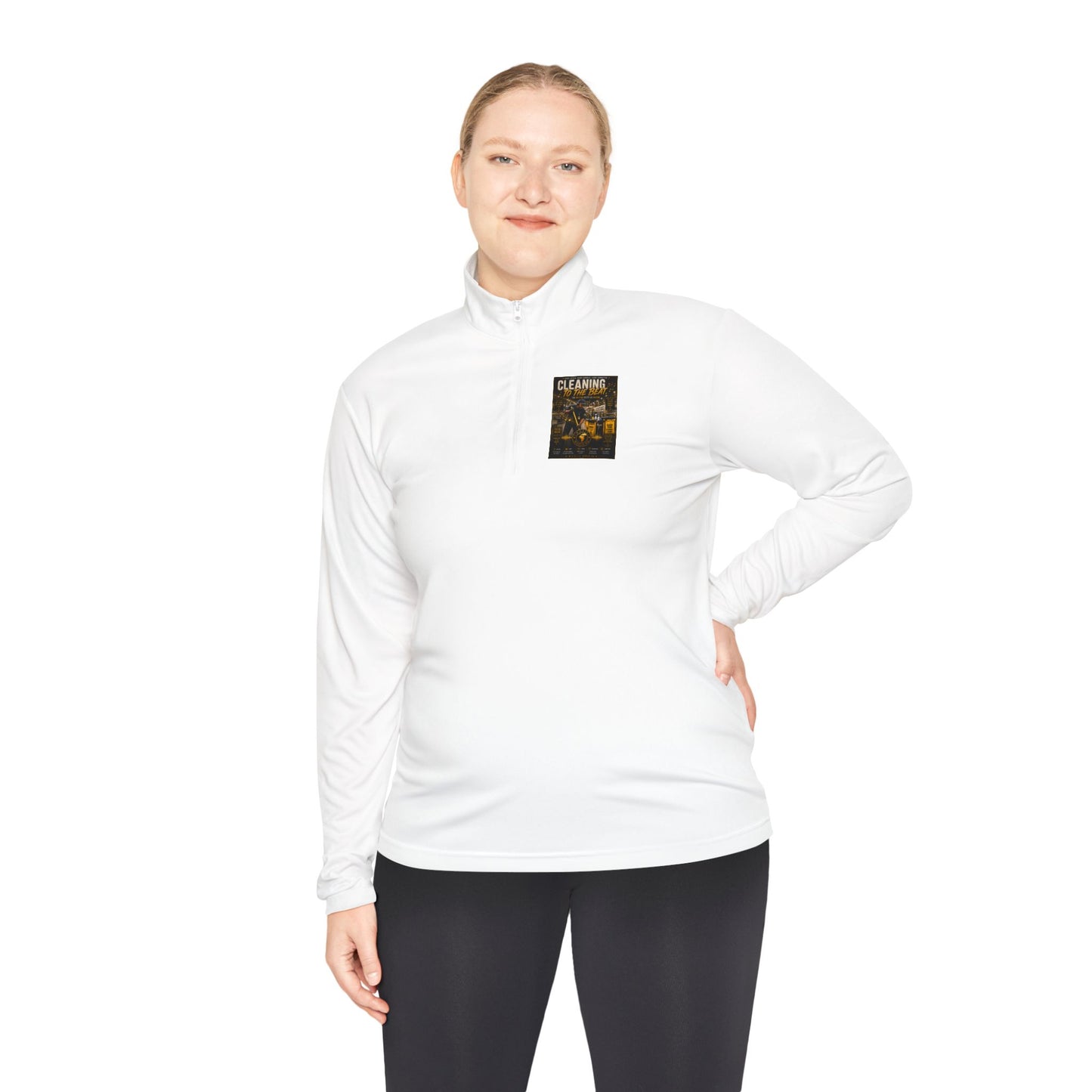 Cleaning to the Beat — Quarter-Zip Pullover