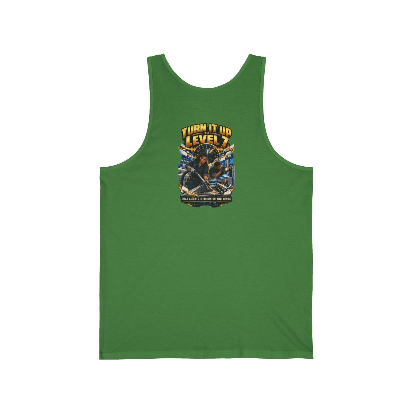 Postal Music - Turn It Up to Level 7 - Unisex Tank Top