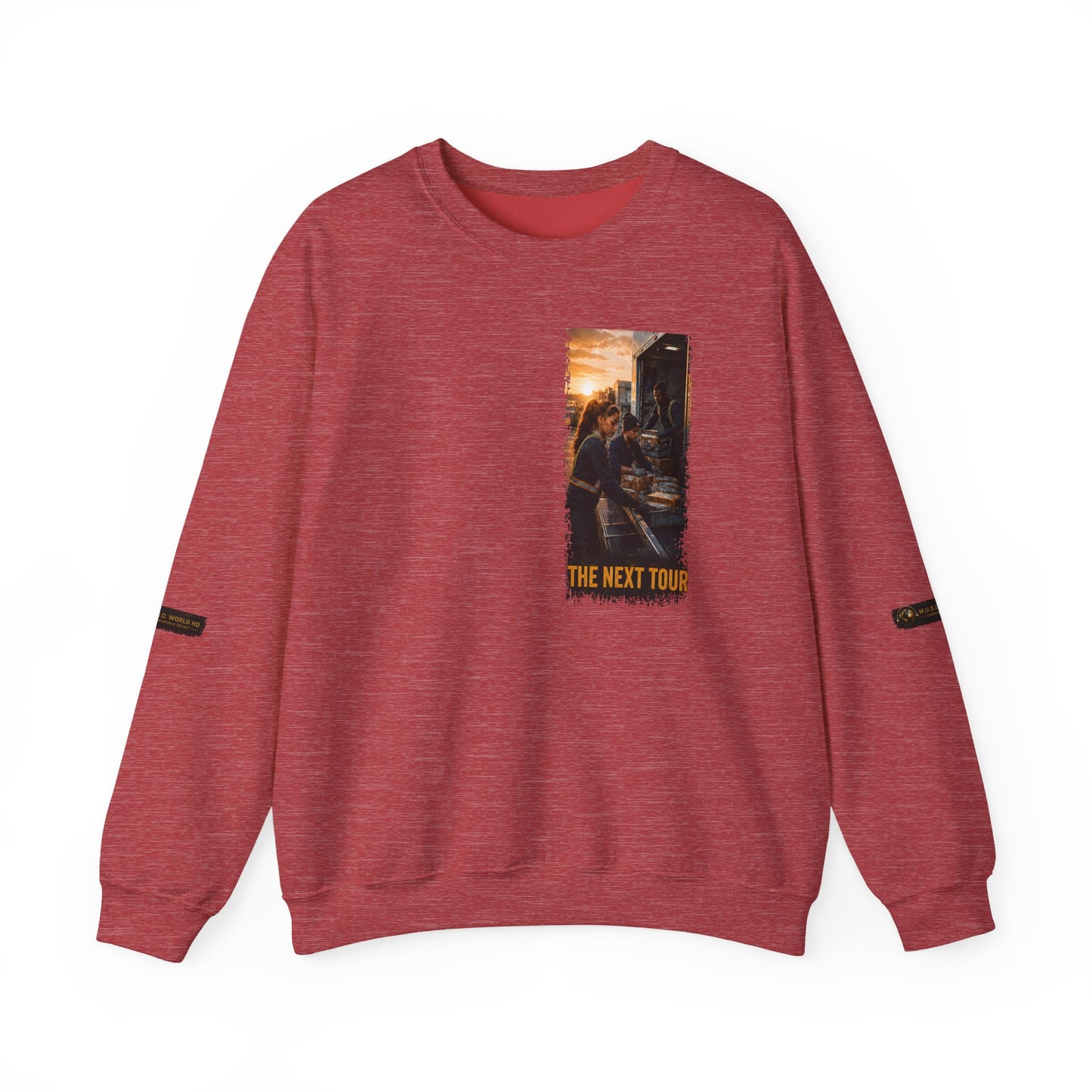 Postal Music — The Next Tour Core Crewneck Sweatshirt — Color Group 1 of 3
