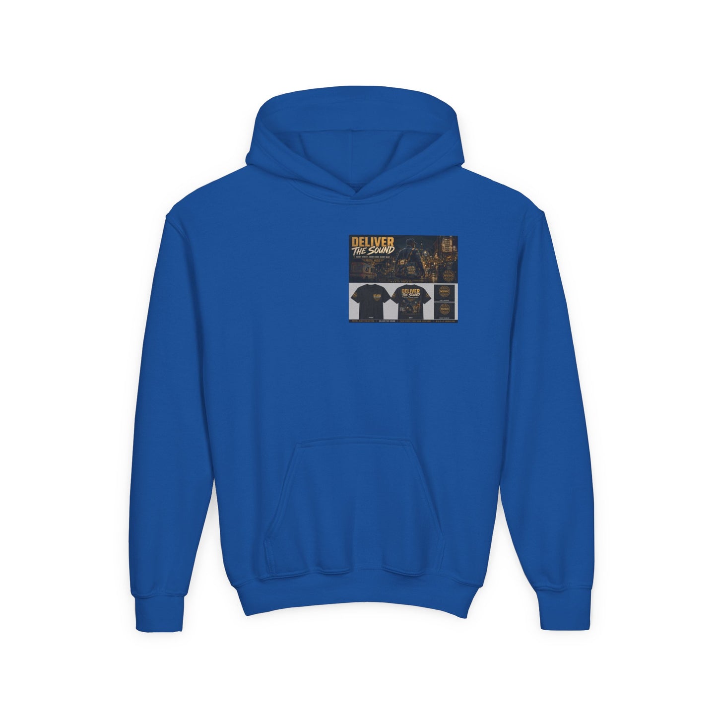 Postal Music — Deliver the Sound — Youth Hoodie