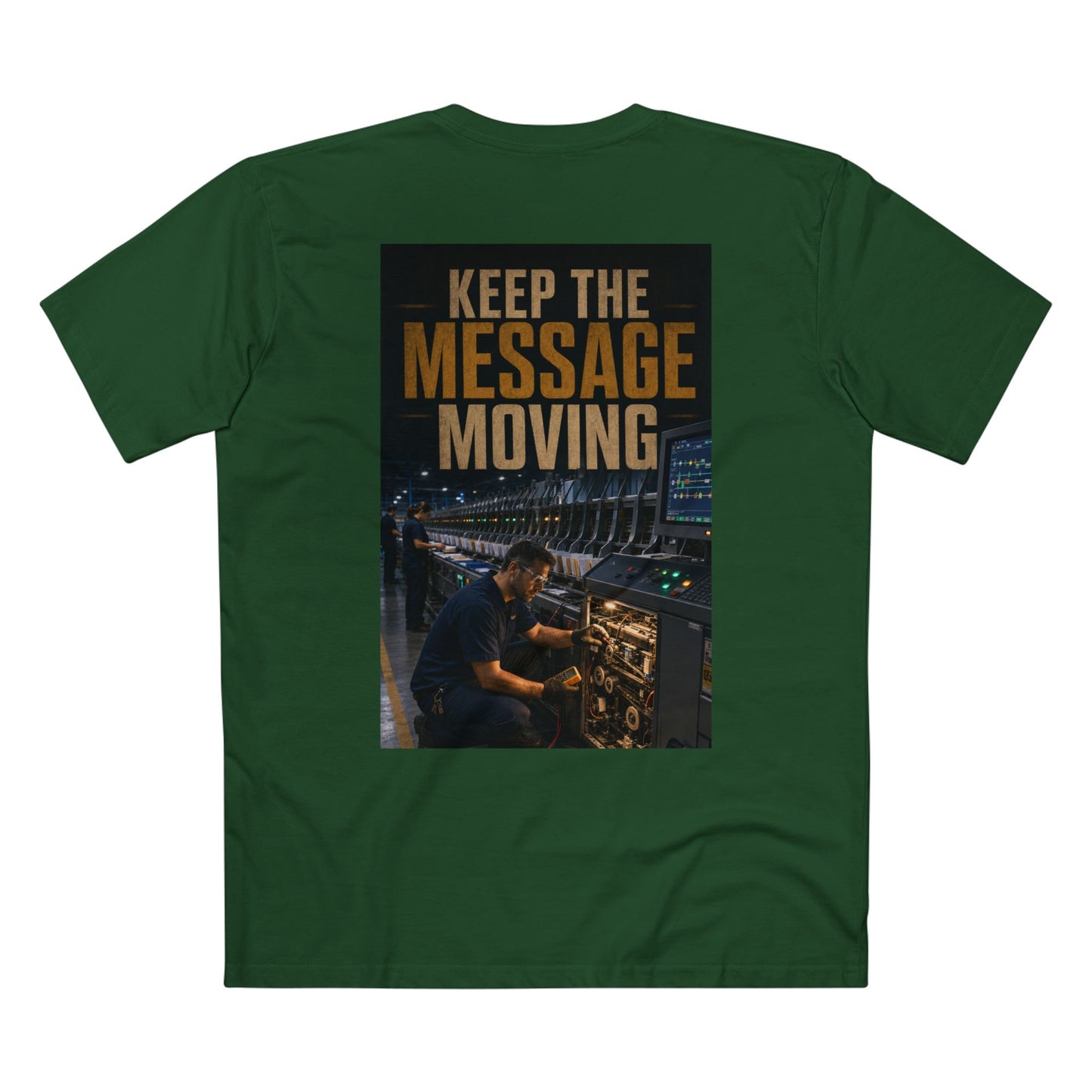 Postal Music — Keep the Message Moving — Streetwear T-Shirt