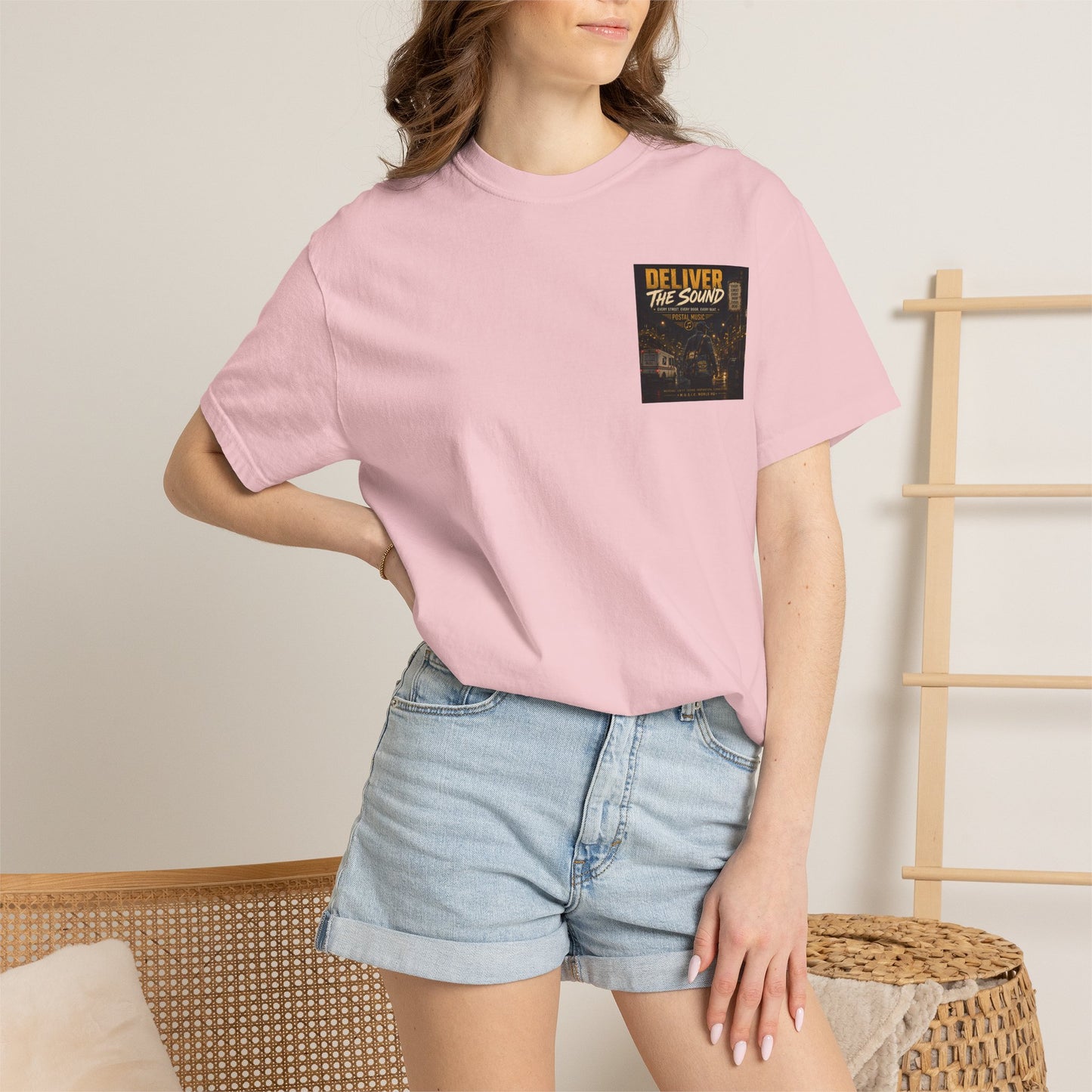 Postal Music — Deliver the Sound — Garment-Dyed T-Shirt