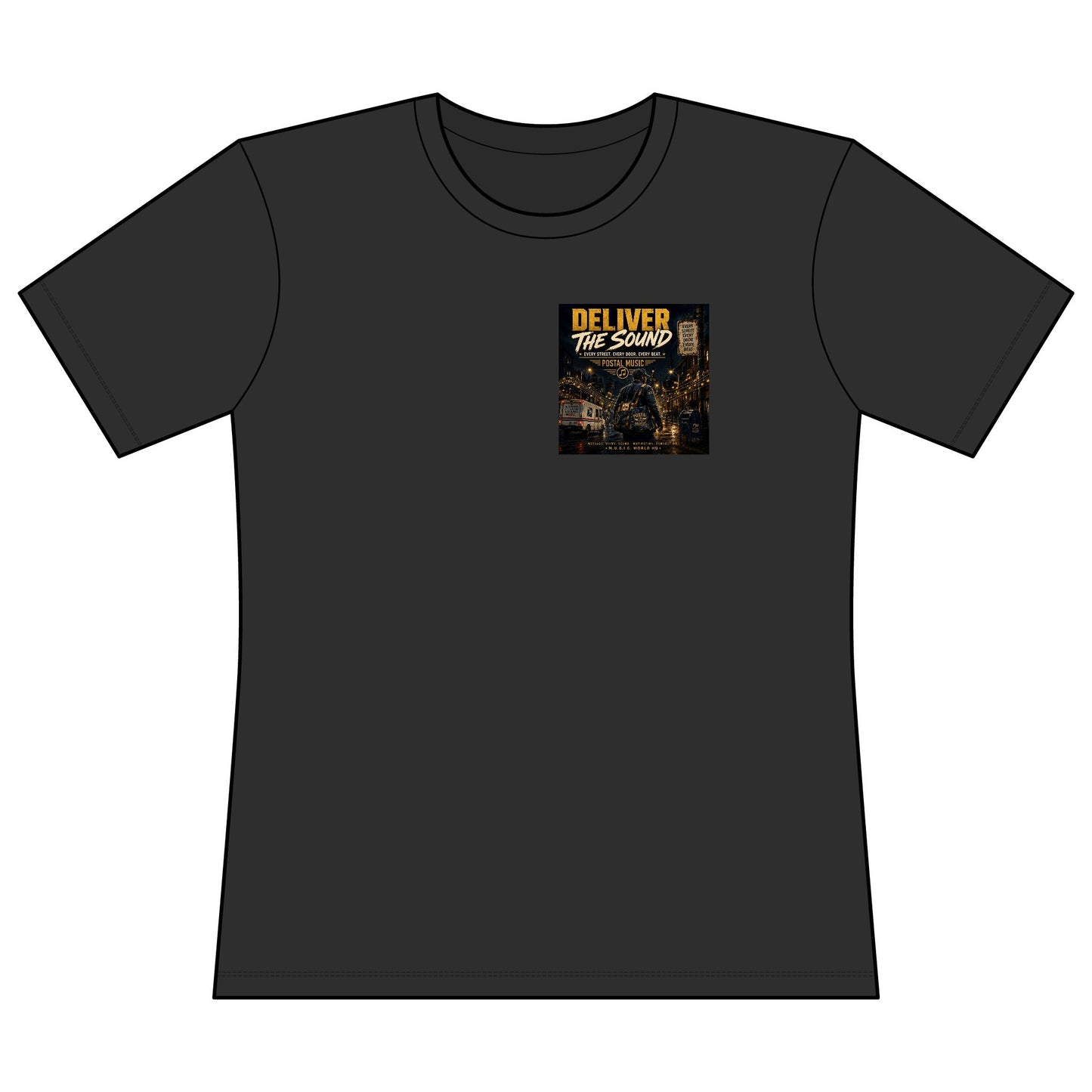 Postal Music — Deliver the Sound — Women's Relaxed T-Shirt
