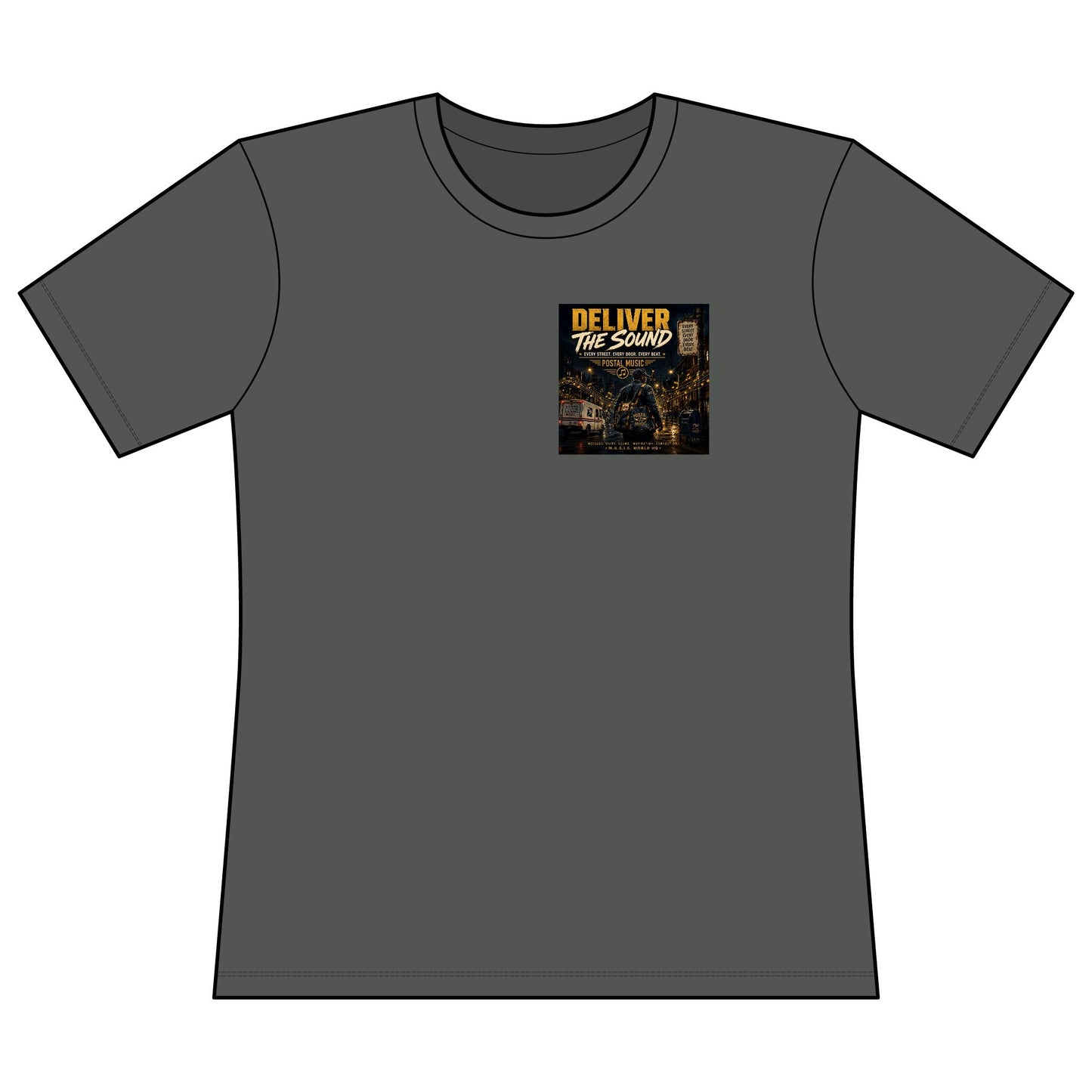 Postal Music — Deliver the Sound — Women's Relaxed T-Shirt