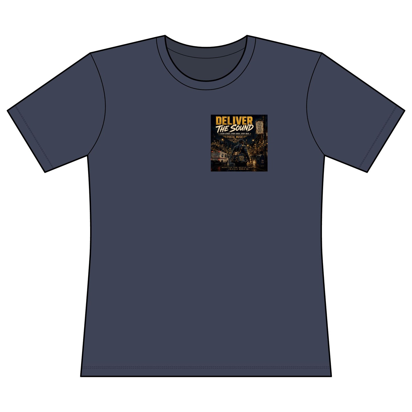 Postal Music — Deliver the Sound — Women's Relaxed T-Shirt