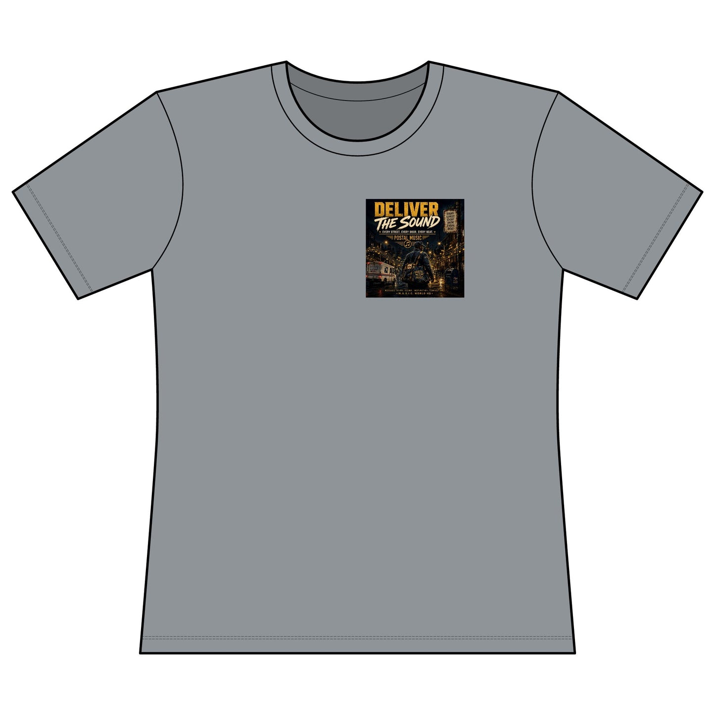 Postal Music — Deliver the Sound — Women's Relaxed T-Shirt