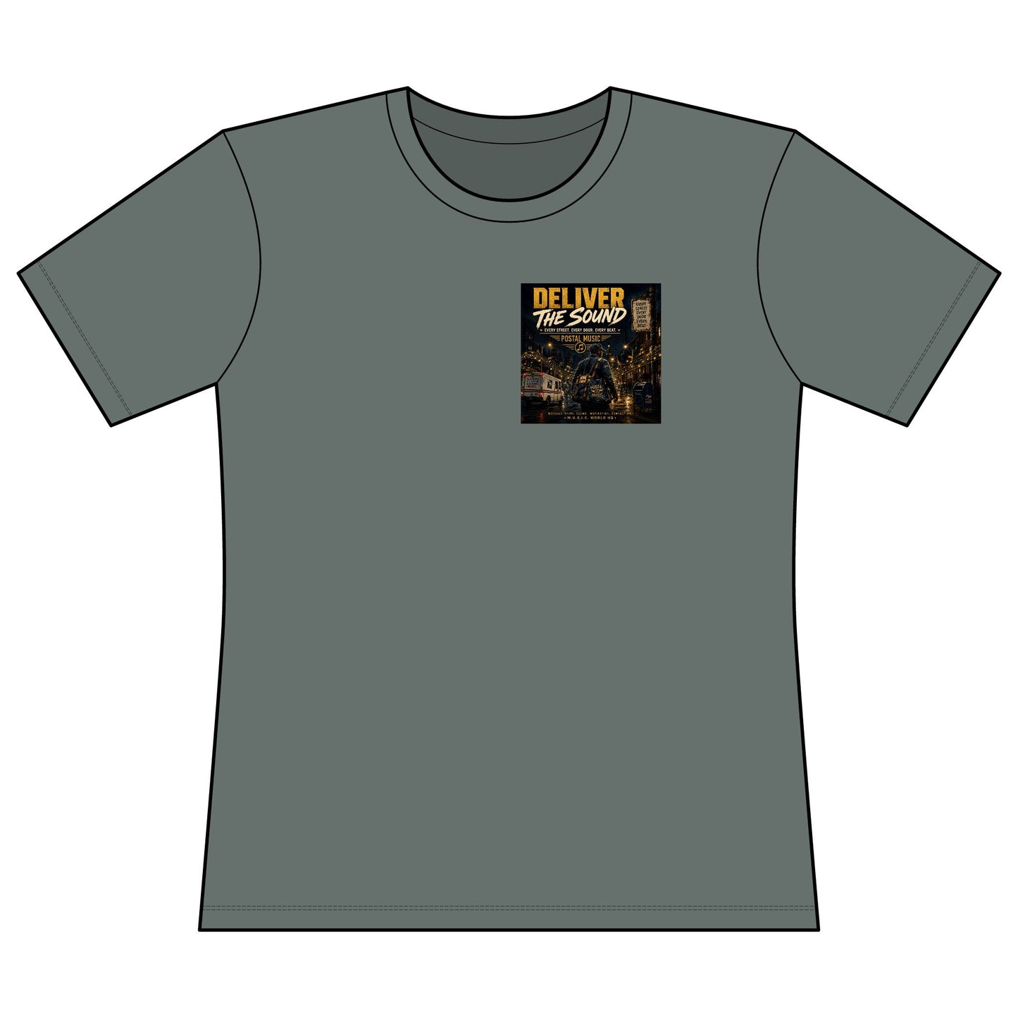 Postal Music — Deliver the Sound — Women's Relaxed T-Shirt