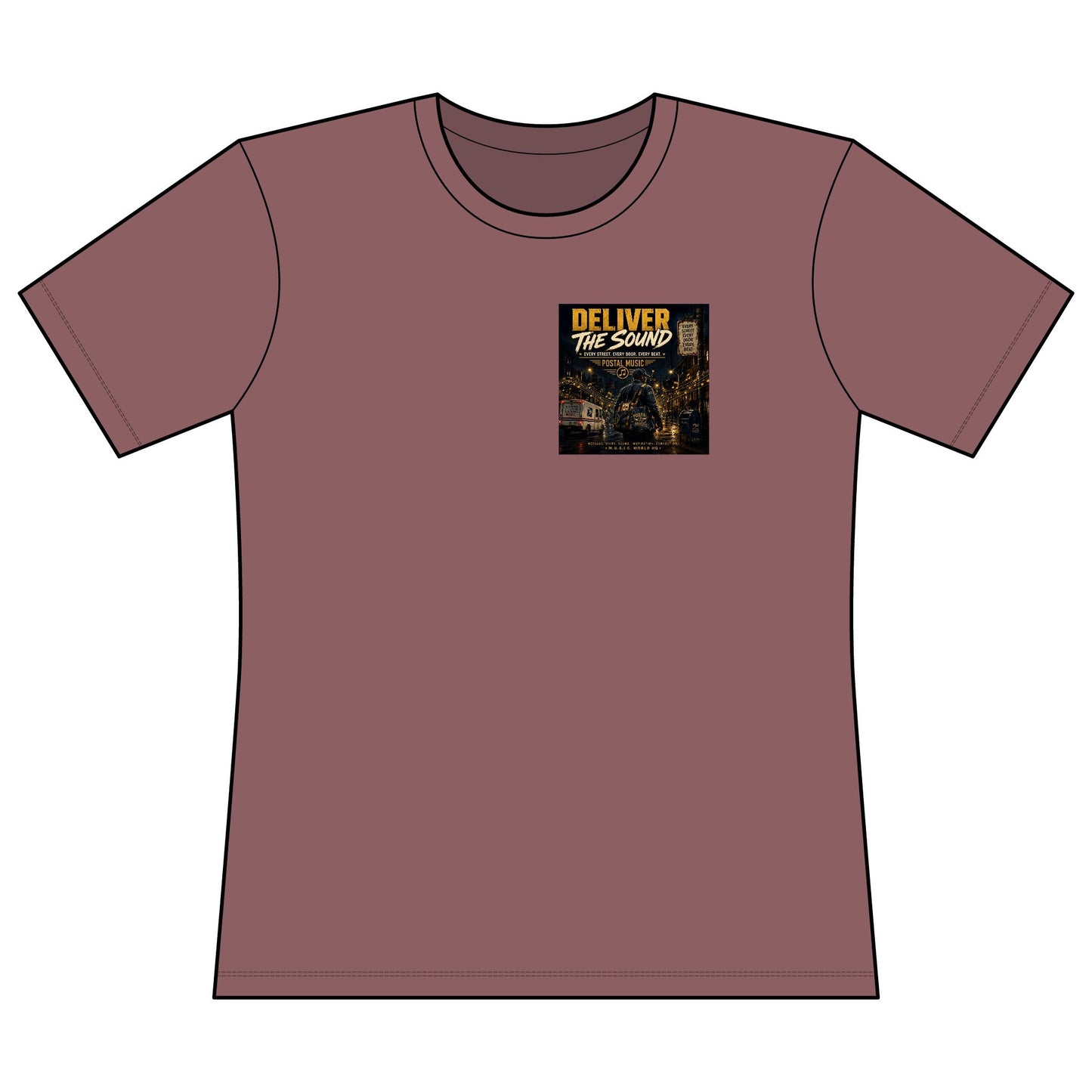 Postal Music — Deliver the Sound — Women's Relaxed T-Shirt