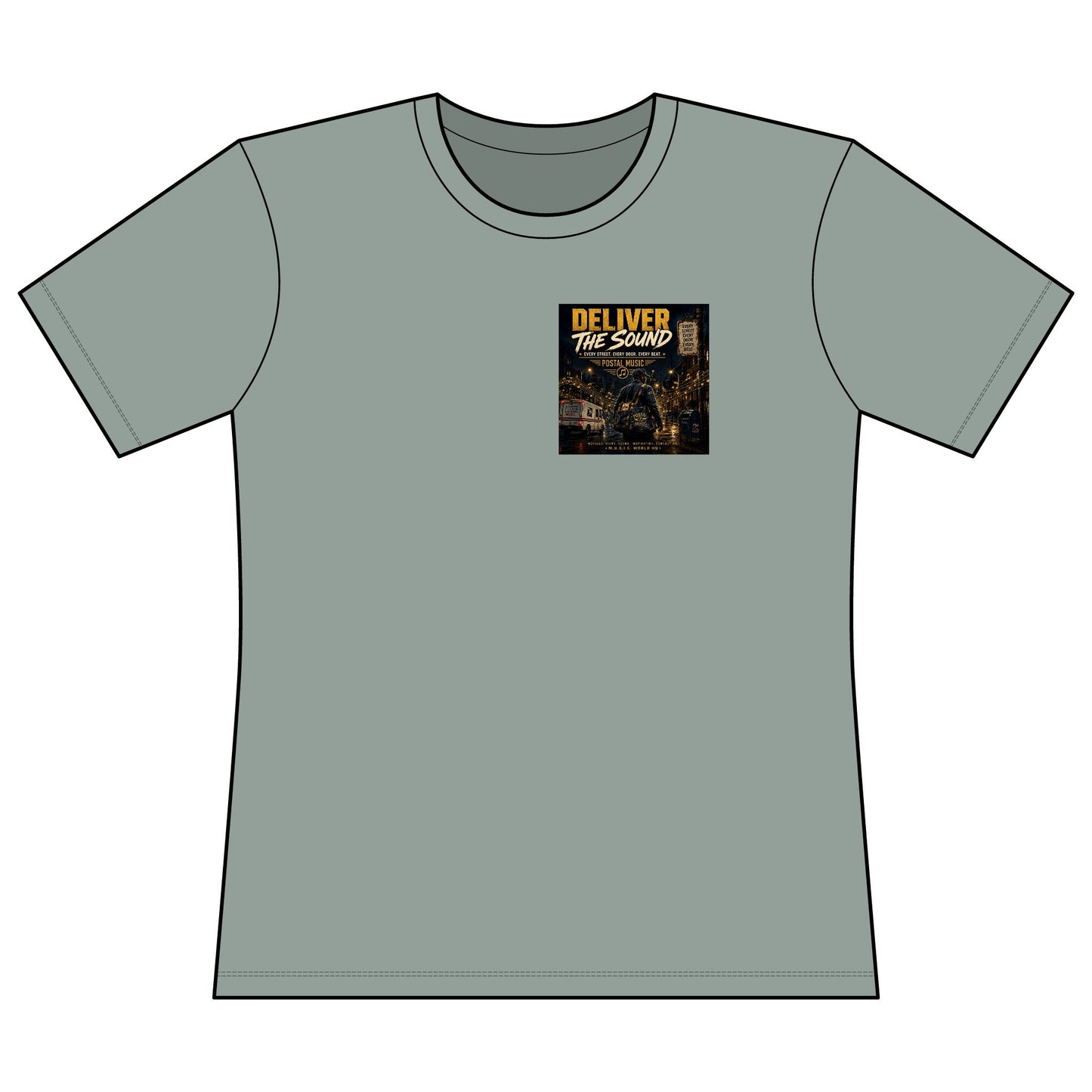Postal Music — Deliver the Sound — Women's Relaxed T-Shirt