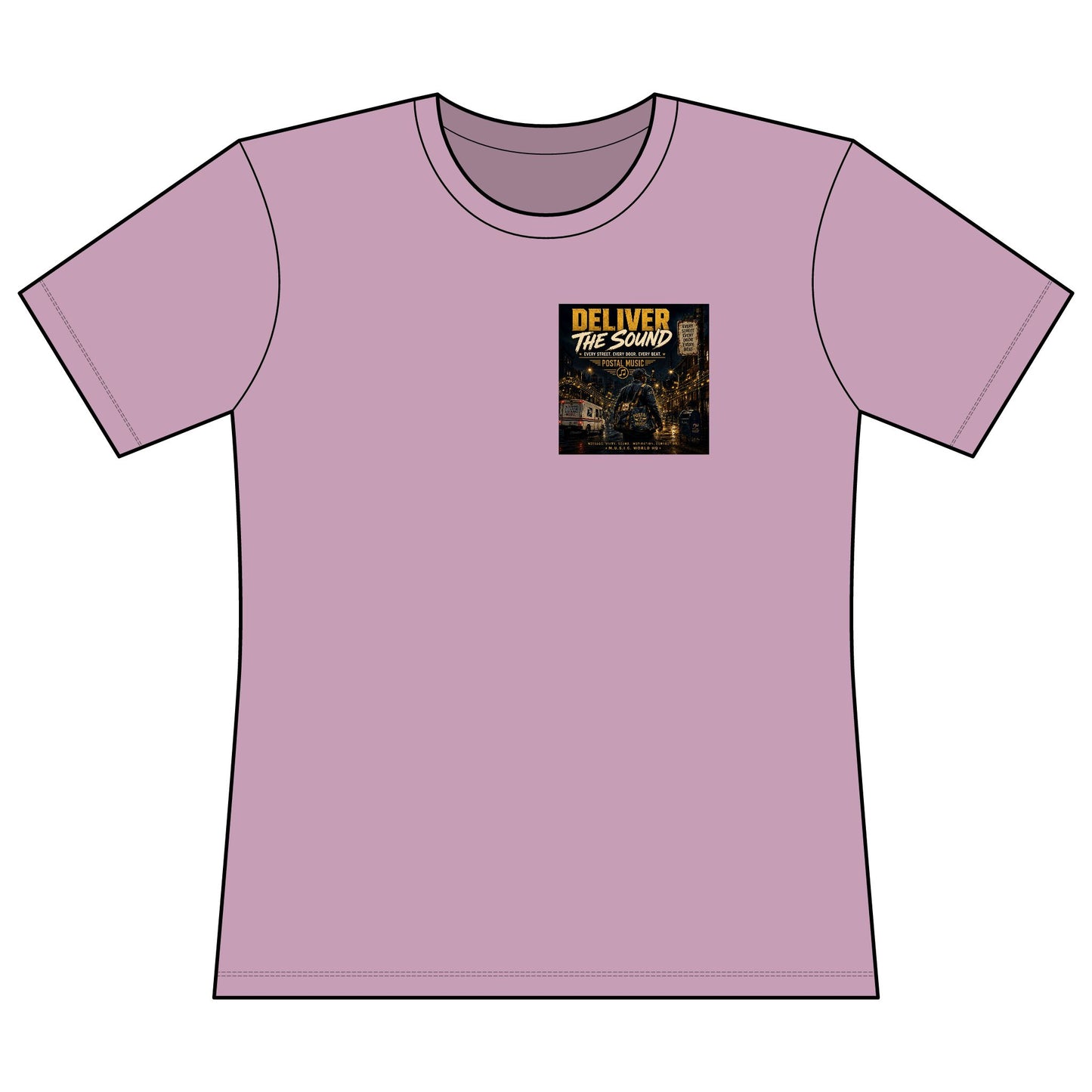 Postal Music — Deliver the Sound — Women's Relaxed T-Shirt