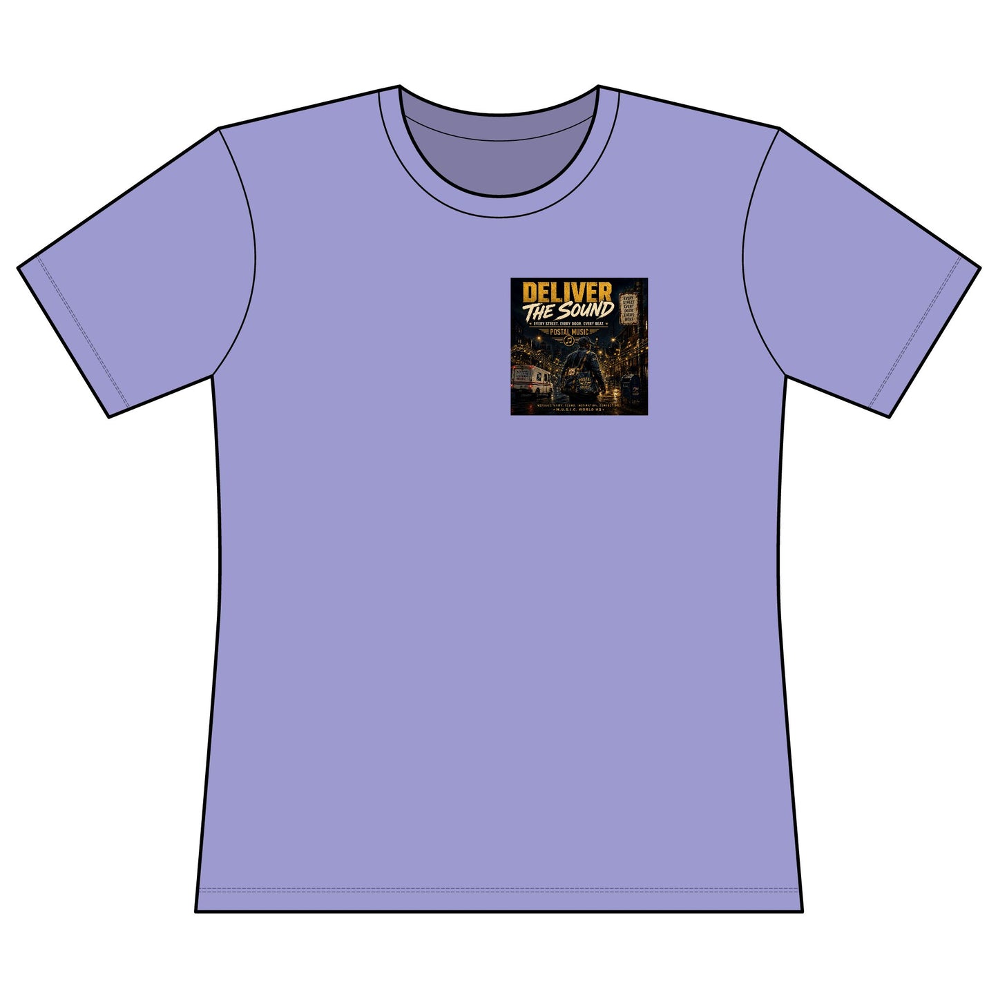 Postal Music — Deliver the Sound — Women's Relaxed T-Shirt