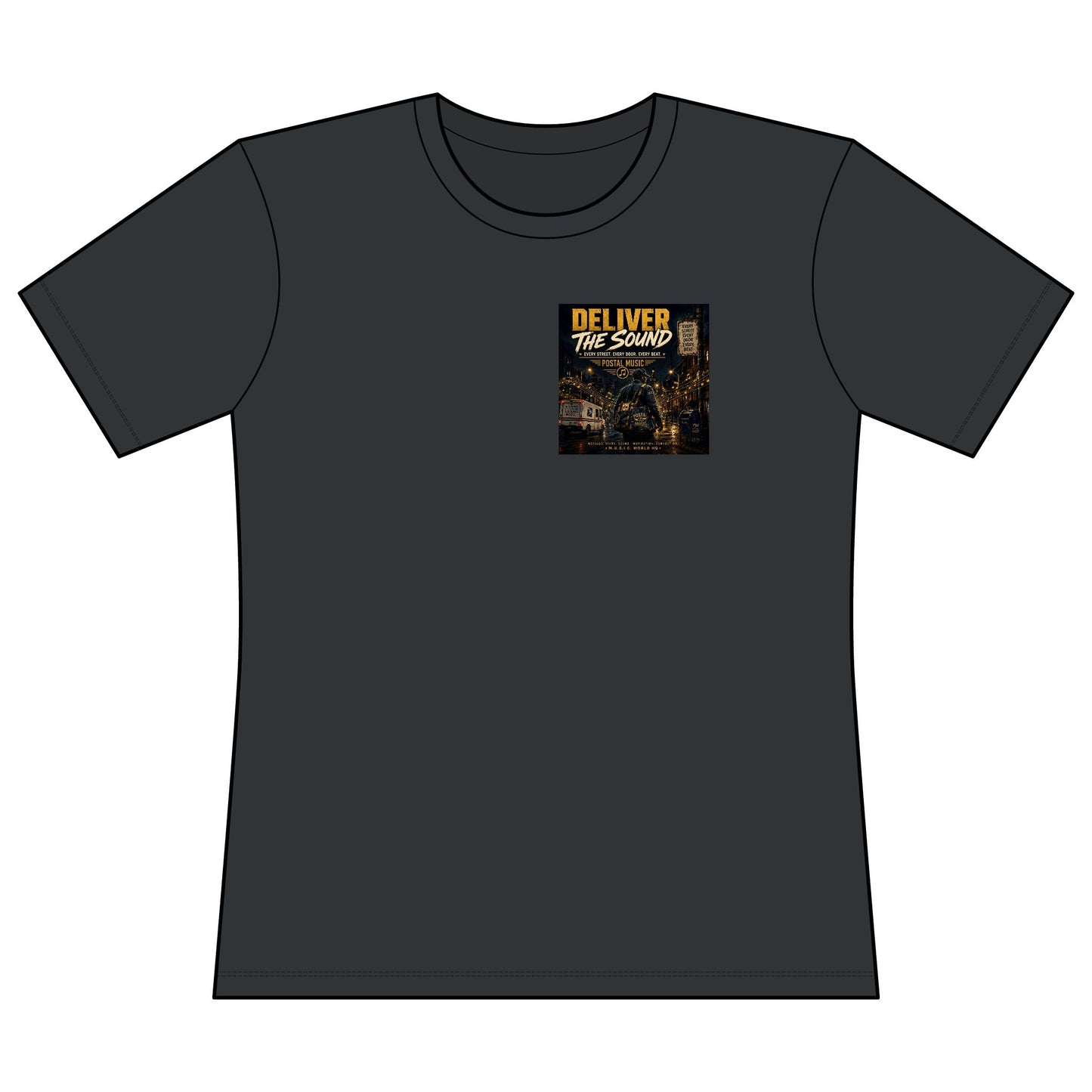 Postal Music — Deliver the Sound — Women's Relaxed T-Shirt
