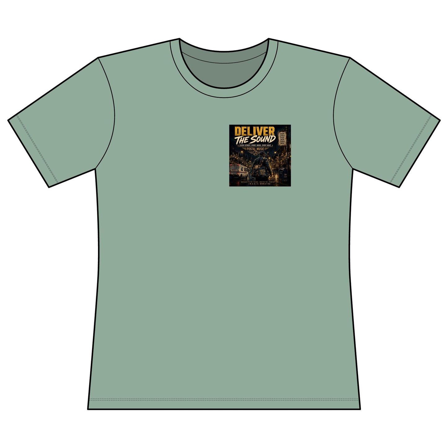 Postal Music — Deliver the Sound — Women's Relaxed T-Shirt