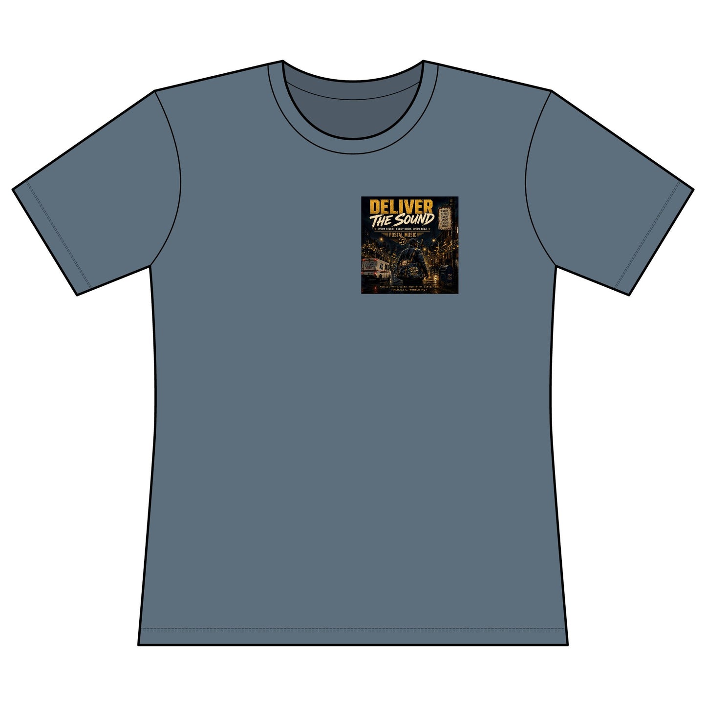 Postal Music — Deliver the Sound — Women's Relaxed T-Shirt