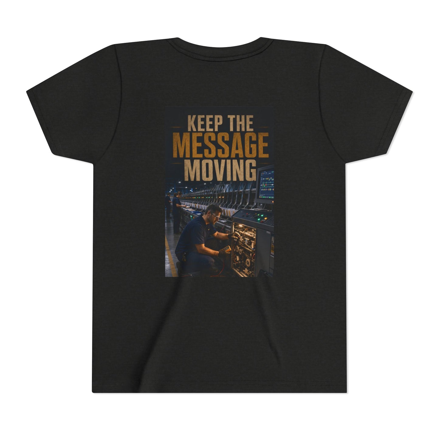 Postal Music — Keep the Message Moving — Youth T-Shirt