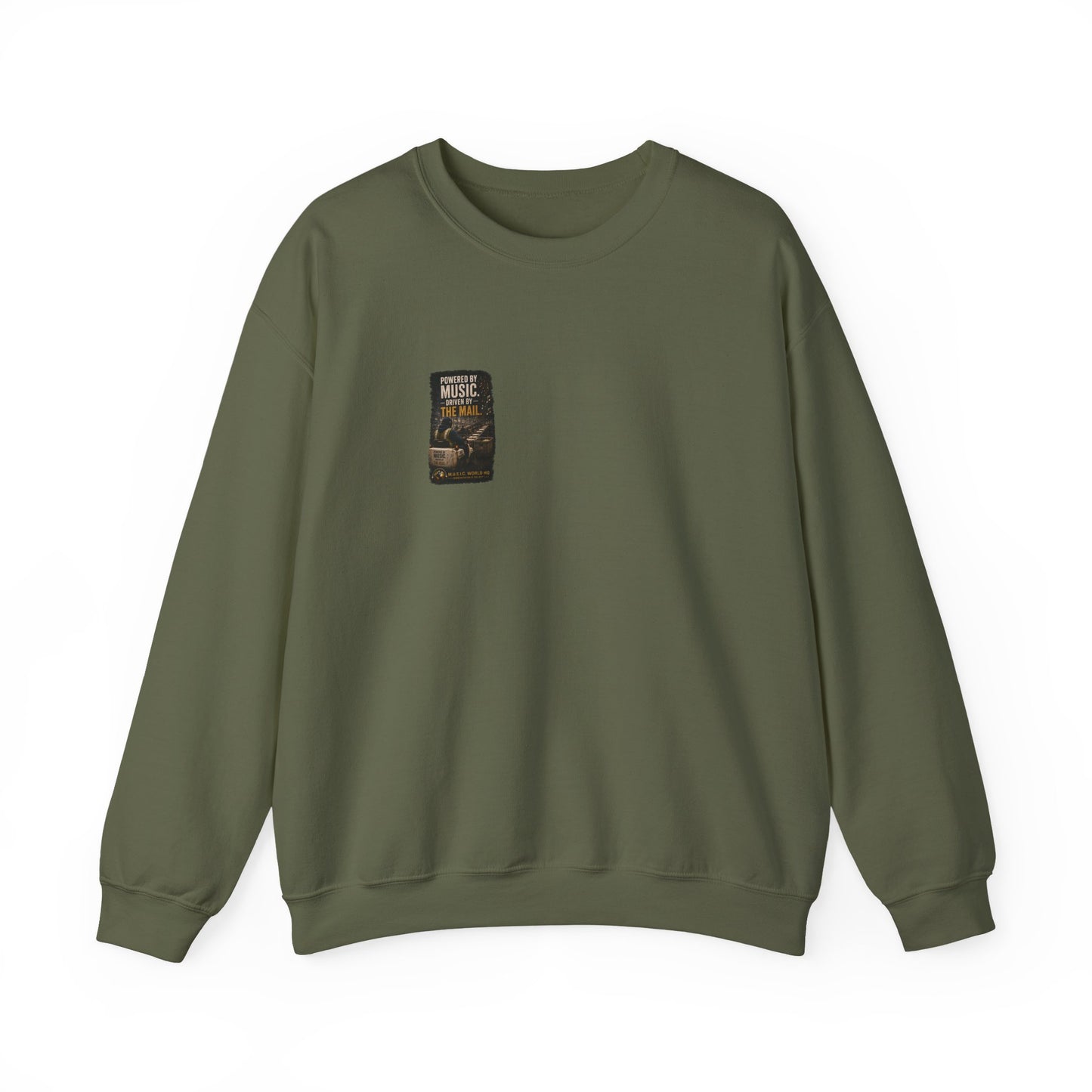 Postal Music - Powered by Music Crewneck Sweatshirt - Colorways B