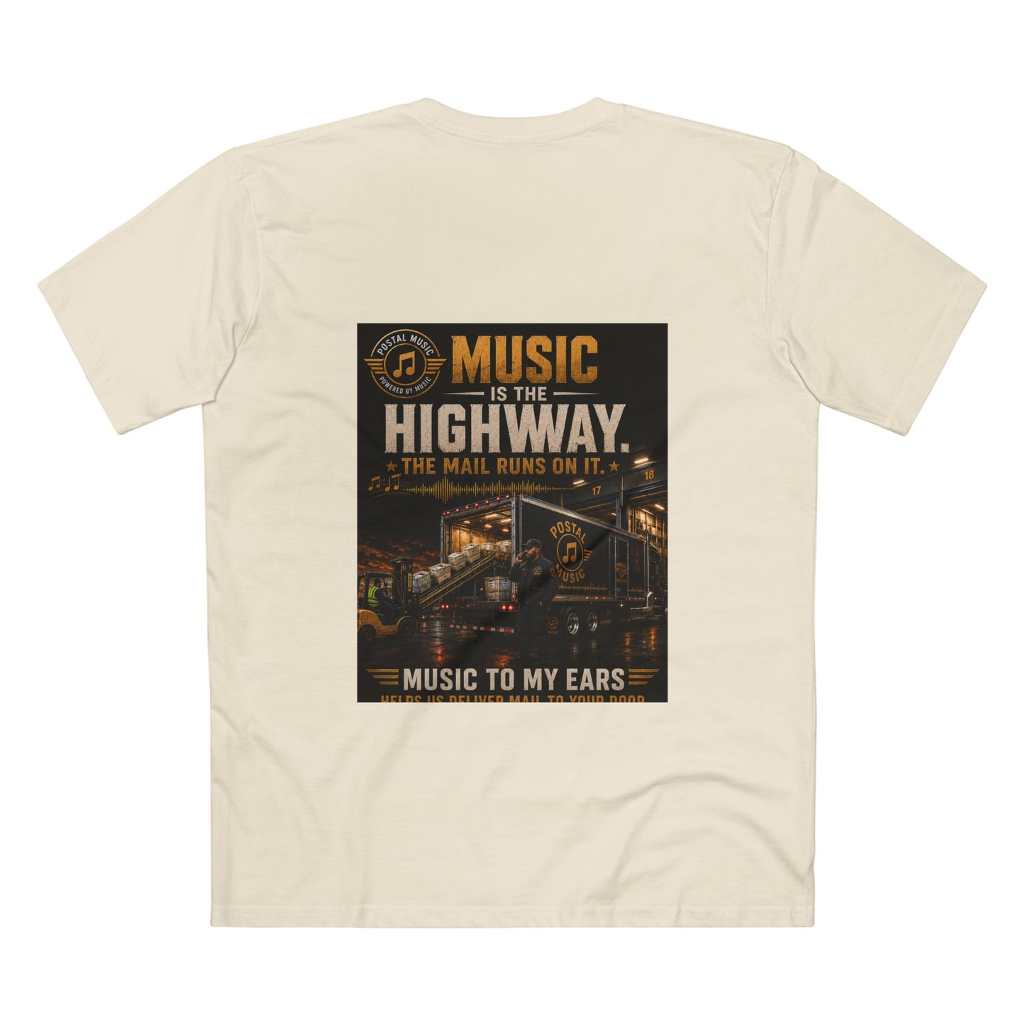 Postal Music — Music Is the Highway — Streetwear T-Shirt