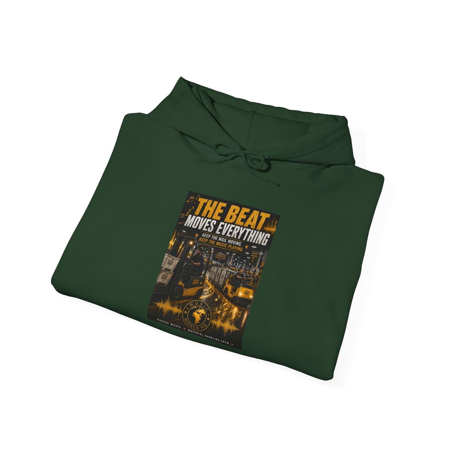 The Beat Moves Everything — Men's Hoodie | Postal Music
