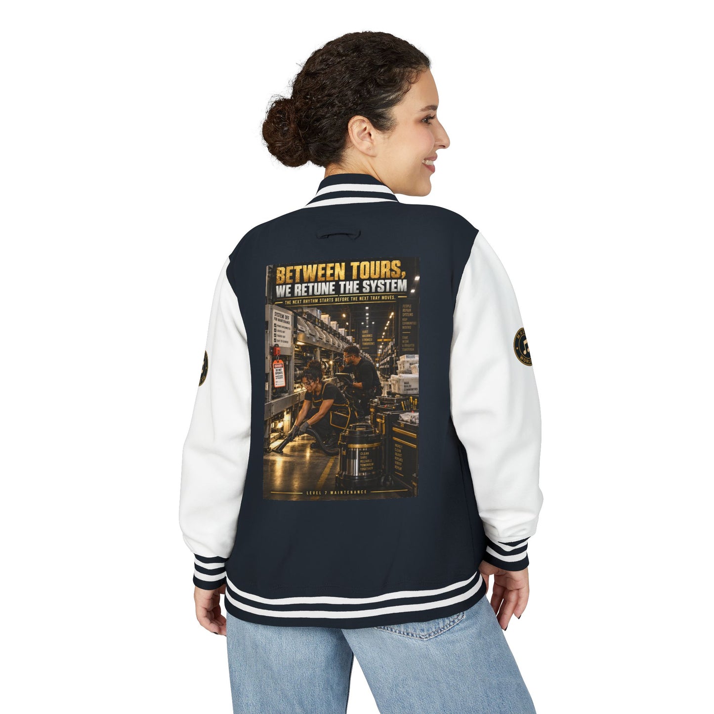 Postal Music - Between Tours, We Retune the System - Heavyweight Letterman Jacket
