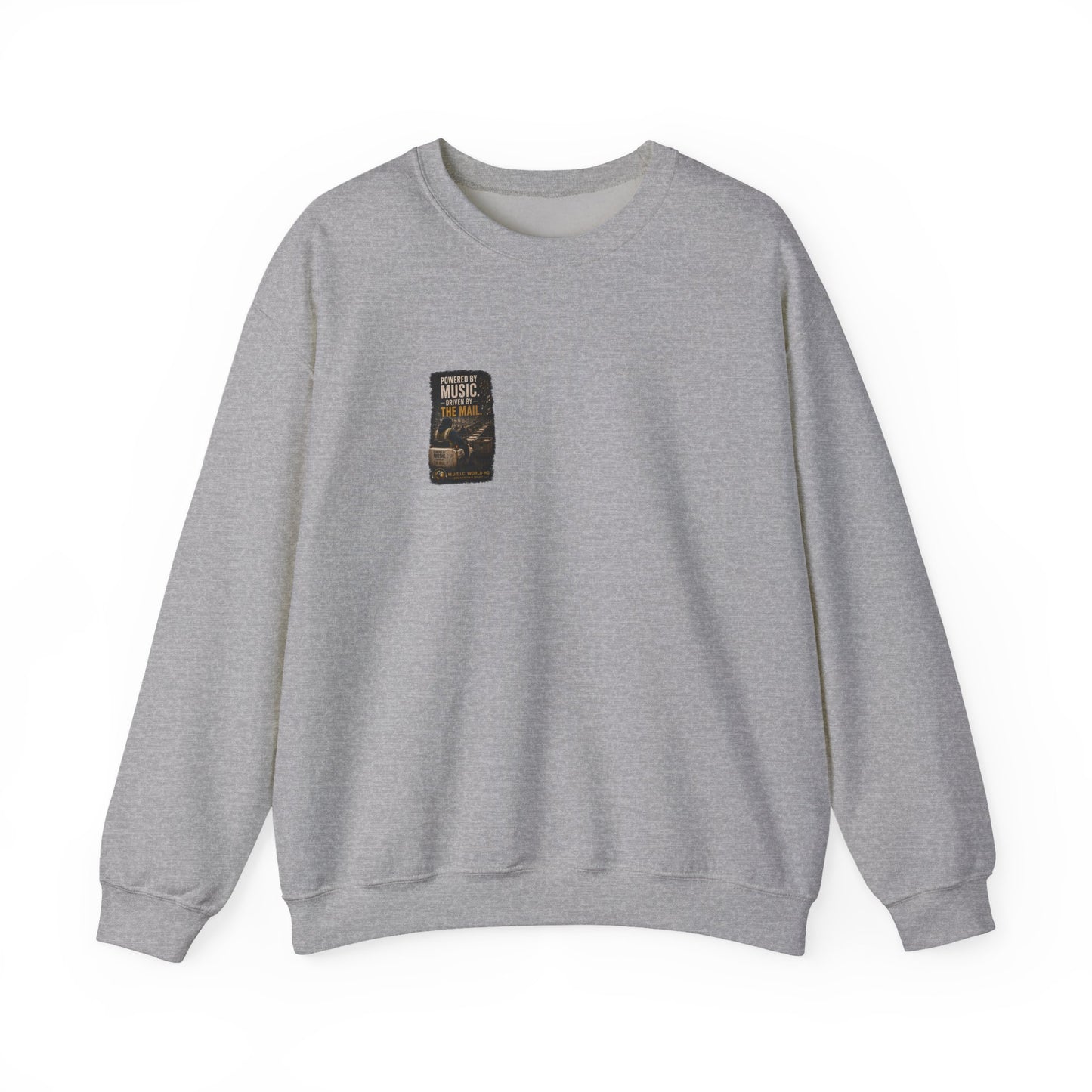 Postal Music - Powered by Music Crewneck Sweatshirt - Colorways C