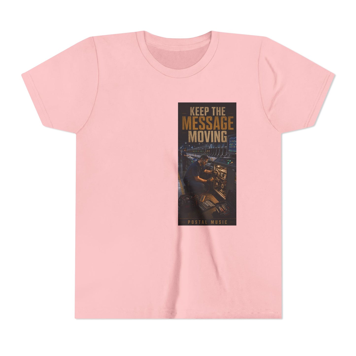Postal Music — Keep the Message Moving — Youth T-Shirt