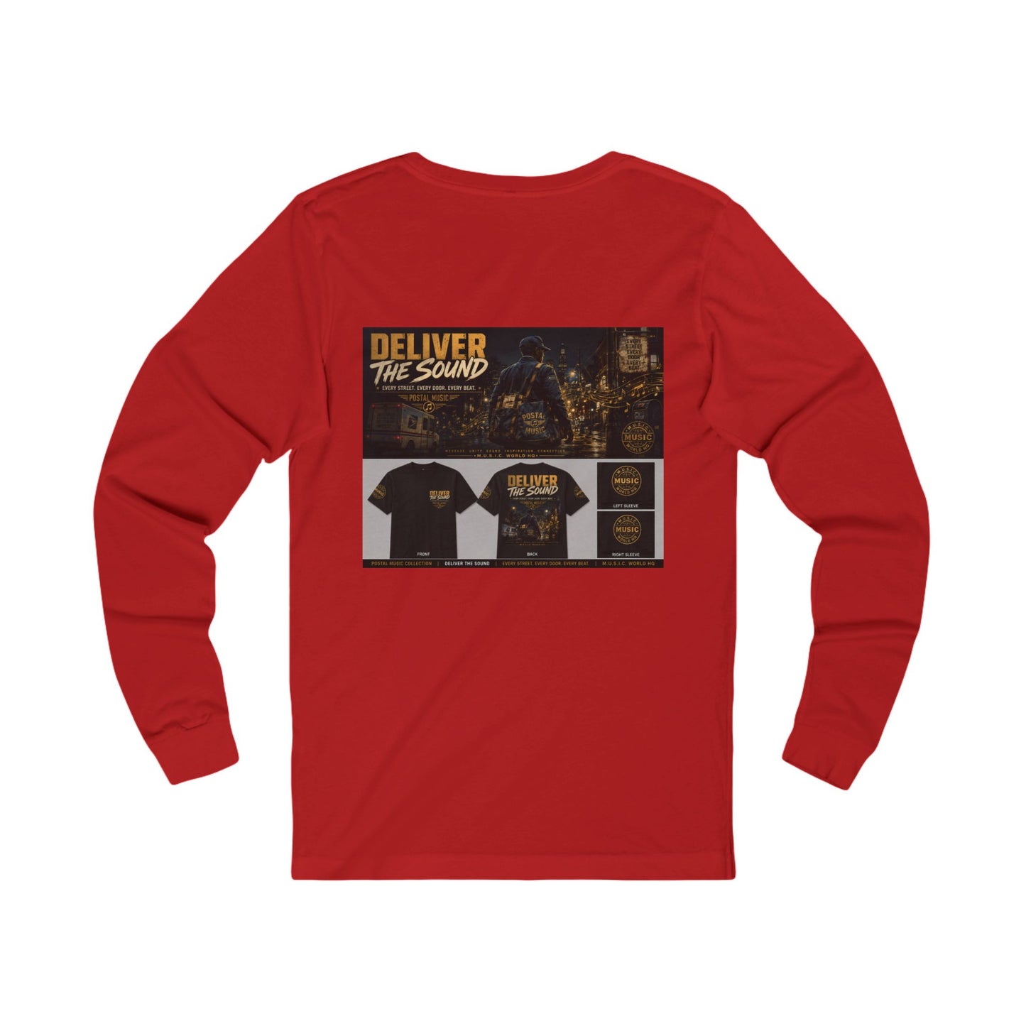 Postal Music — Deliver the Sound — Long-Sleeve T-Shirt