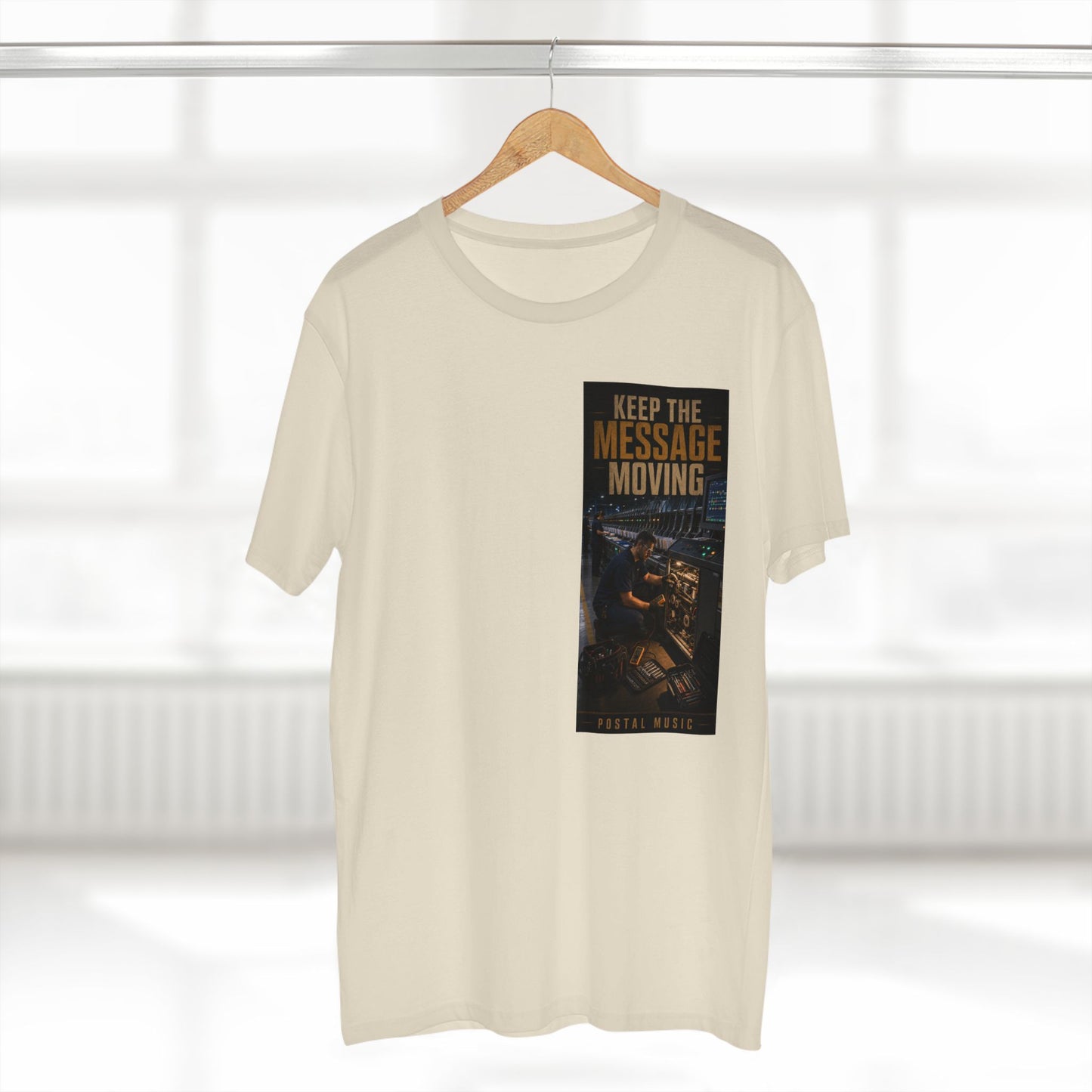 Postal Music — Keep the Message Moving — Streetwear T-Shirt