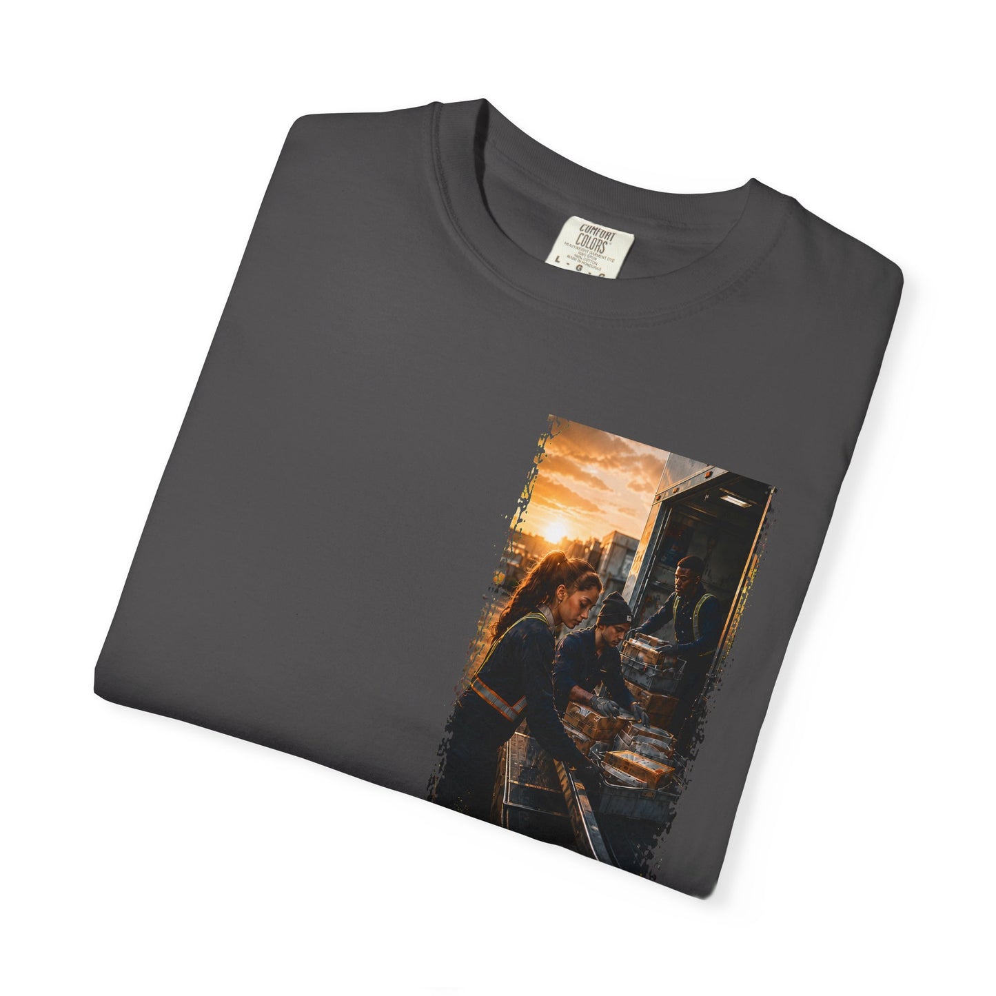 Postal Music — The Next Tour Garment-Dyed T-Shirt — Color Group 2 of 4