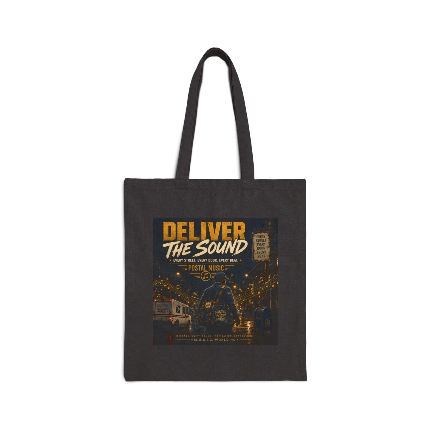 Postal Music — Deliver the Sound — Canvas Tote