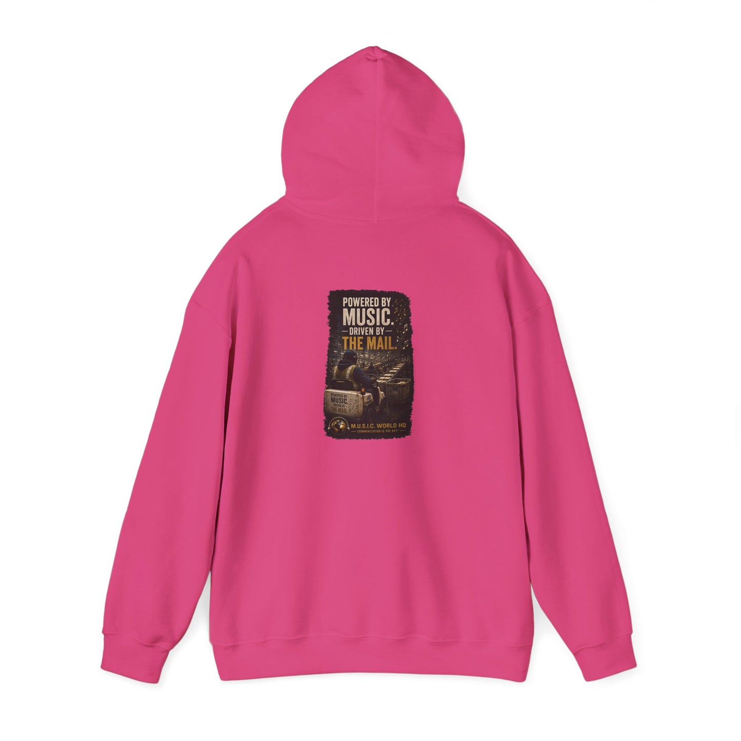 Postal Music - Powered by Music Hoodie - Colorways B
