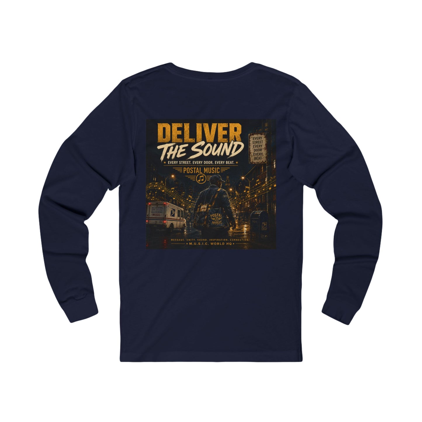 Postal Music — Deliver the Sound — Long-Sleeve T-Shirt