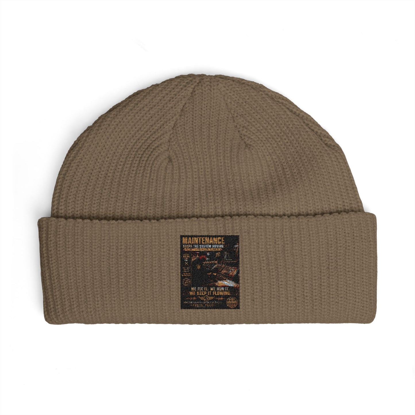 Postal Music — Maintenance Keeps the System Moving — Knit Beanie