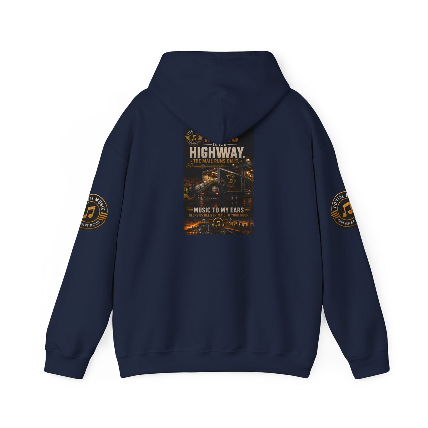 Postal Music — Music Is the Highway — Core Pullover Hoodie