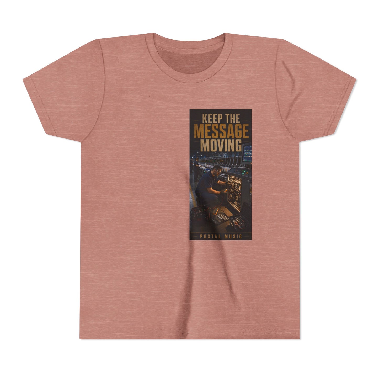 Postal Music — Keep the Message Moving — Youth T-Shirt