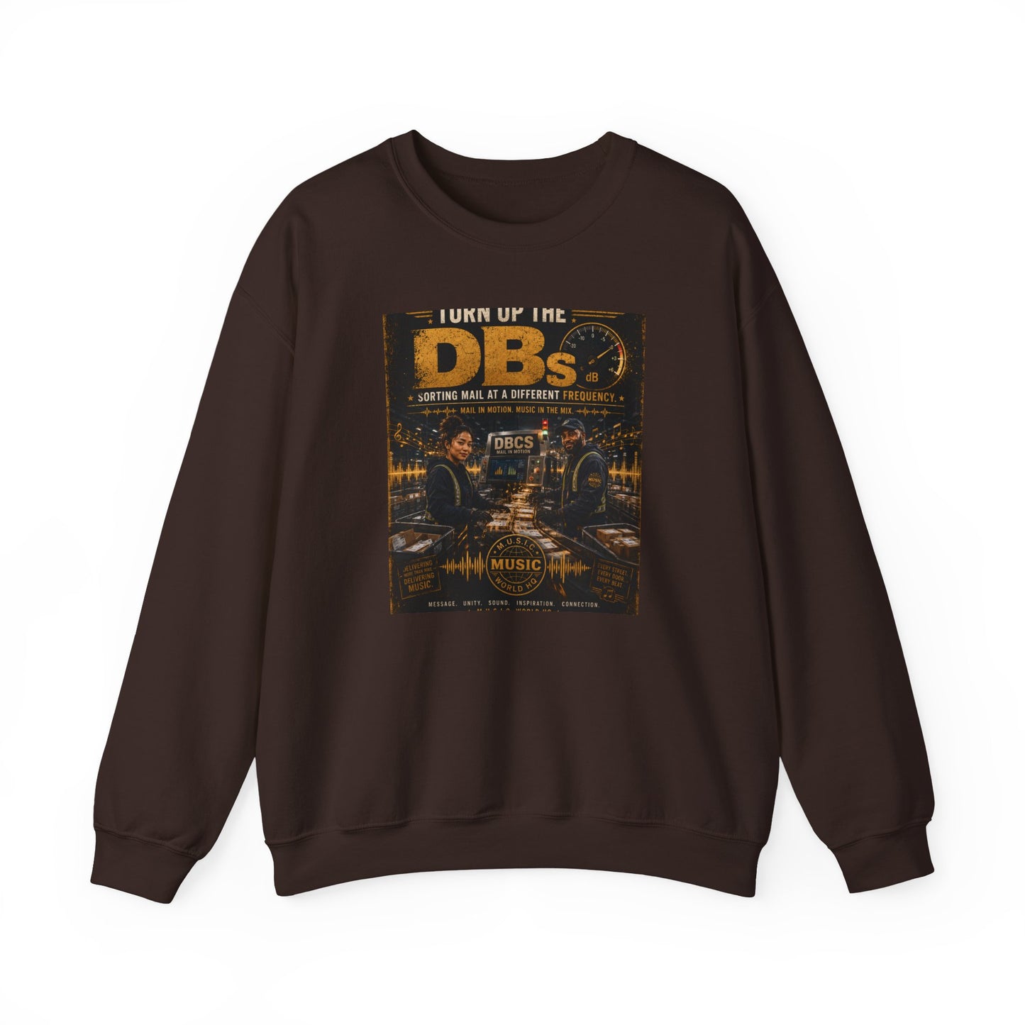 Turn Up the DBs — Men's Crewneck Sweatshirt (Jogger Set Top)